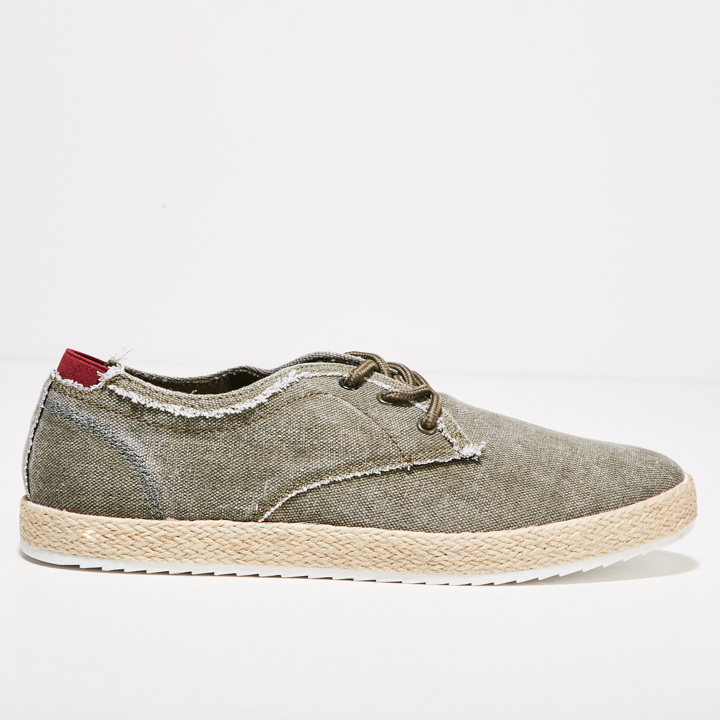 Espadrille pour Homme Mode Sneakers Sport – Vert Olive (M61) – Kaymall