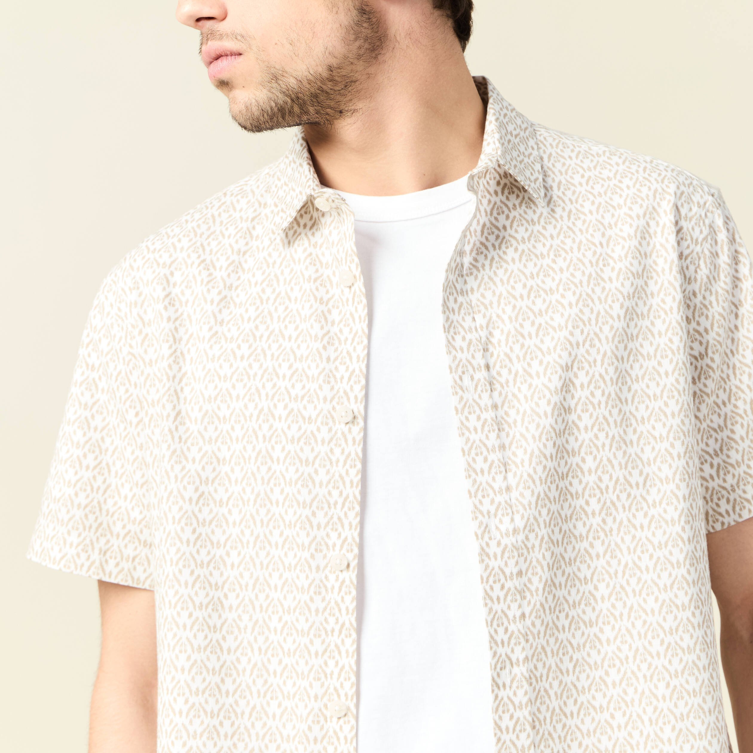 chemise manches courtes blanc homme Chemise manches courtes blanc homme