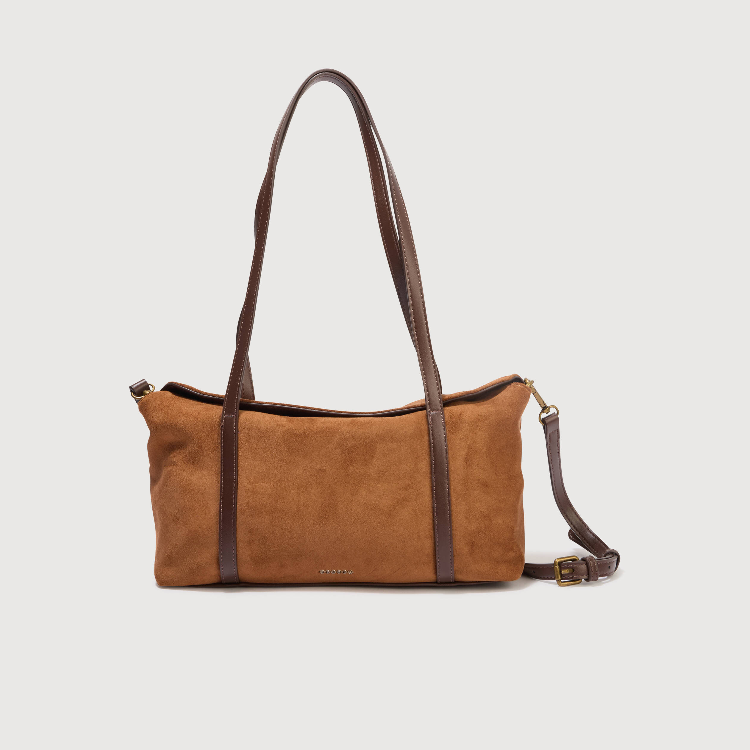 Sac bandouli&egrave;re avec doublure camel femme