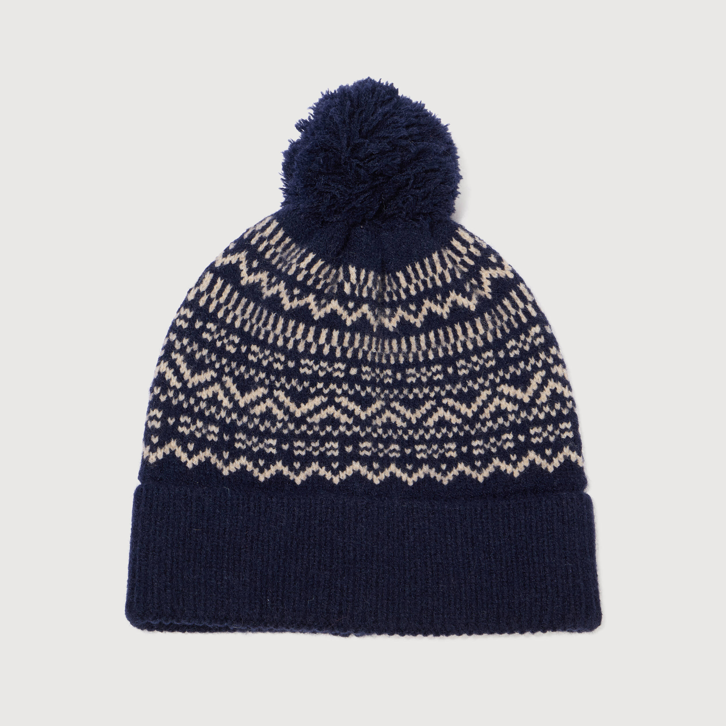 Bonnet bleu marine homme