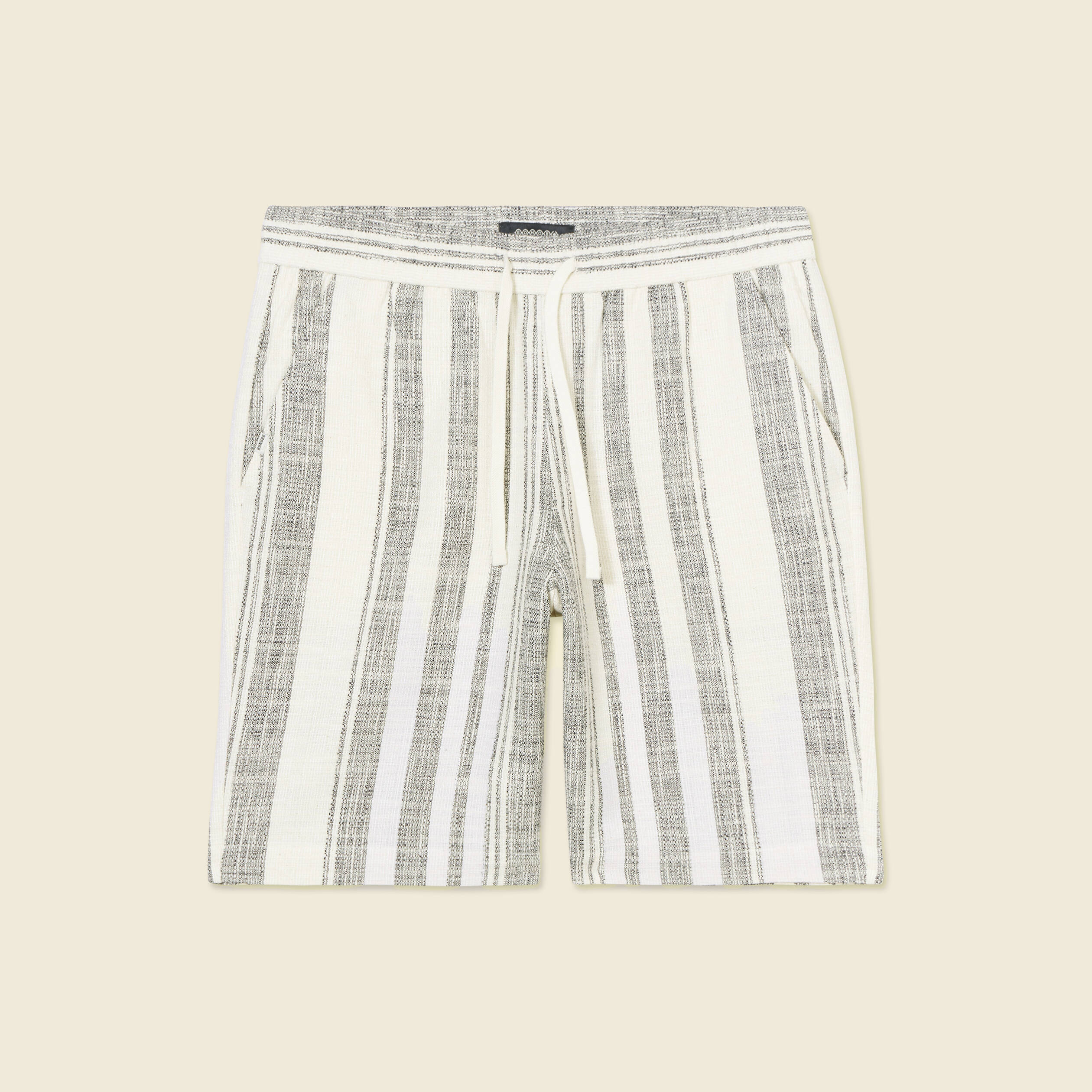 bermuda large a coulisse ecru homme Bermuda large à coulisse ecru homme