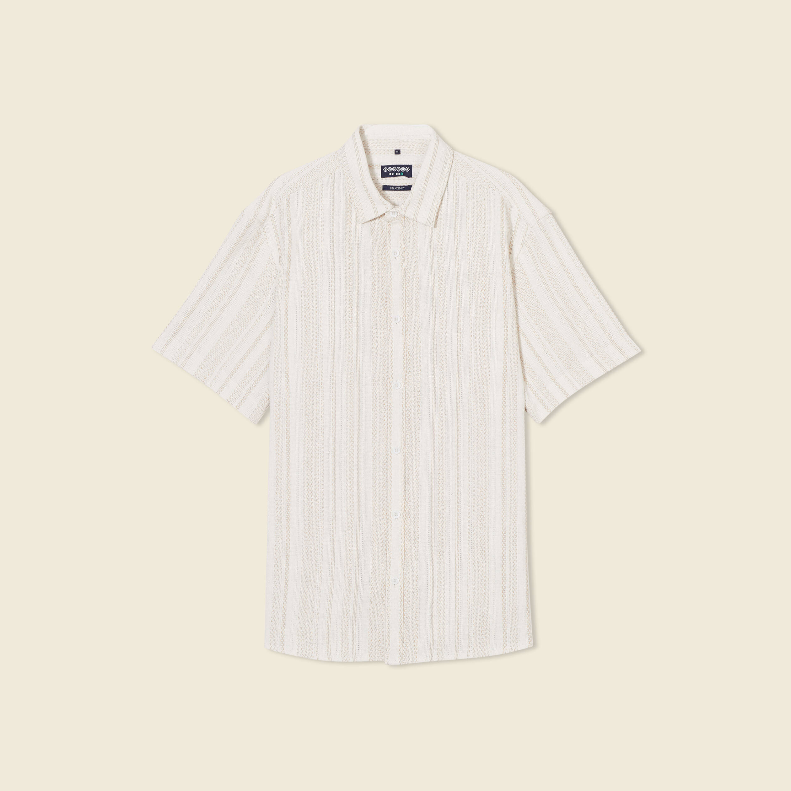 Chemise éco-responsable ecru homme