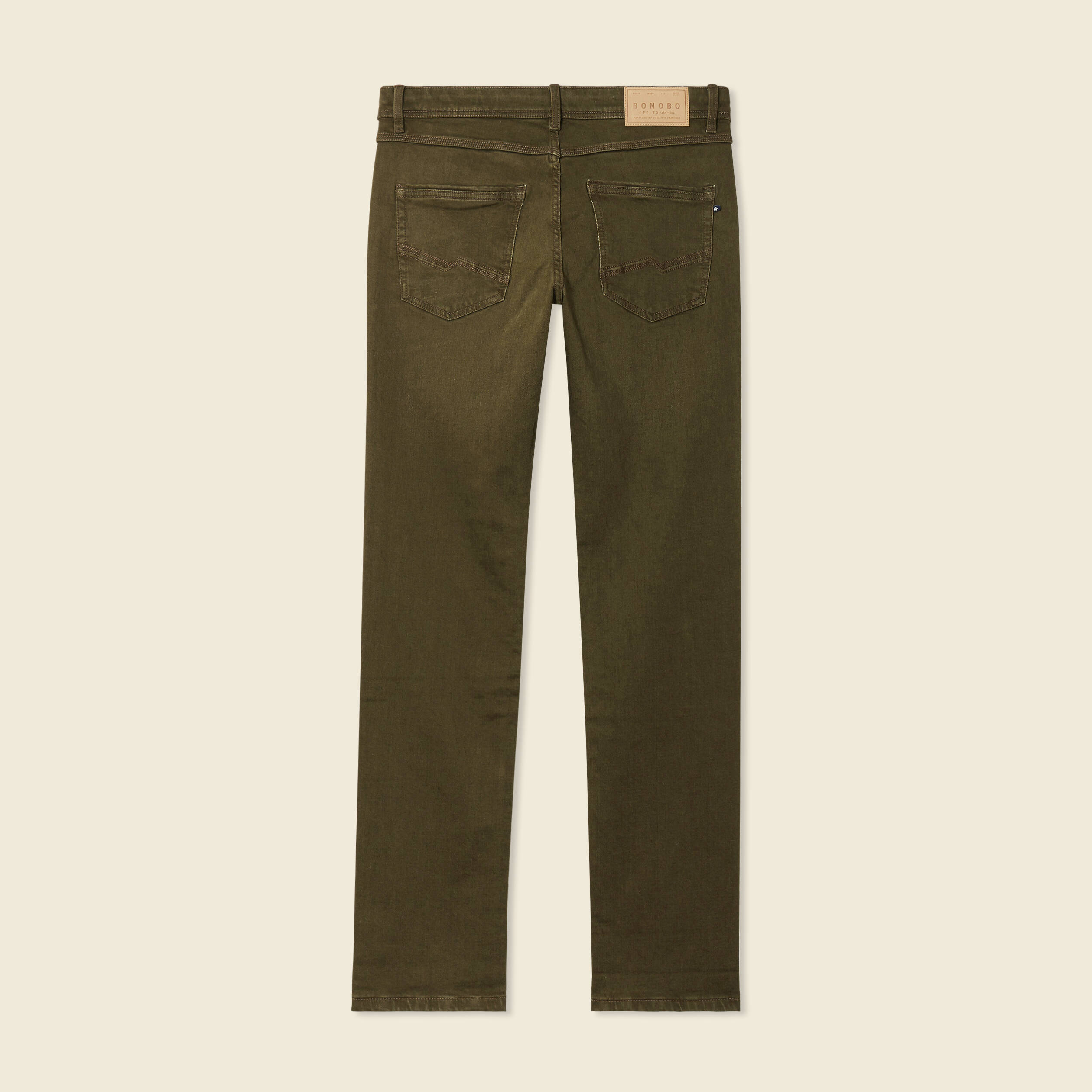 Jeans straight homme taupe homme