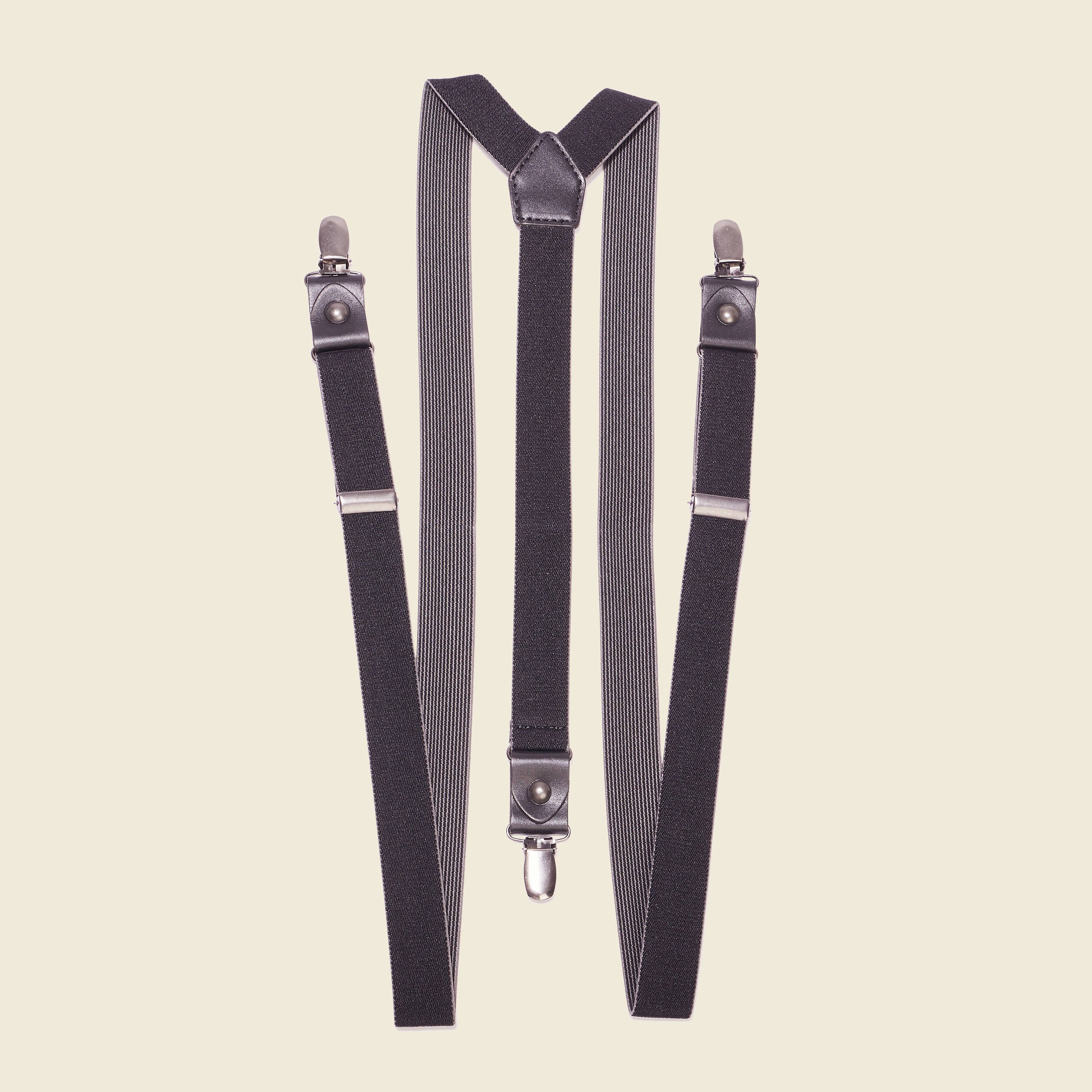 bretelles avec pinces noir homme Bretelles avec pinces noir homme