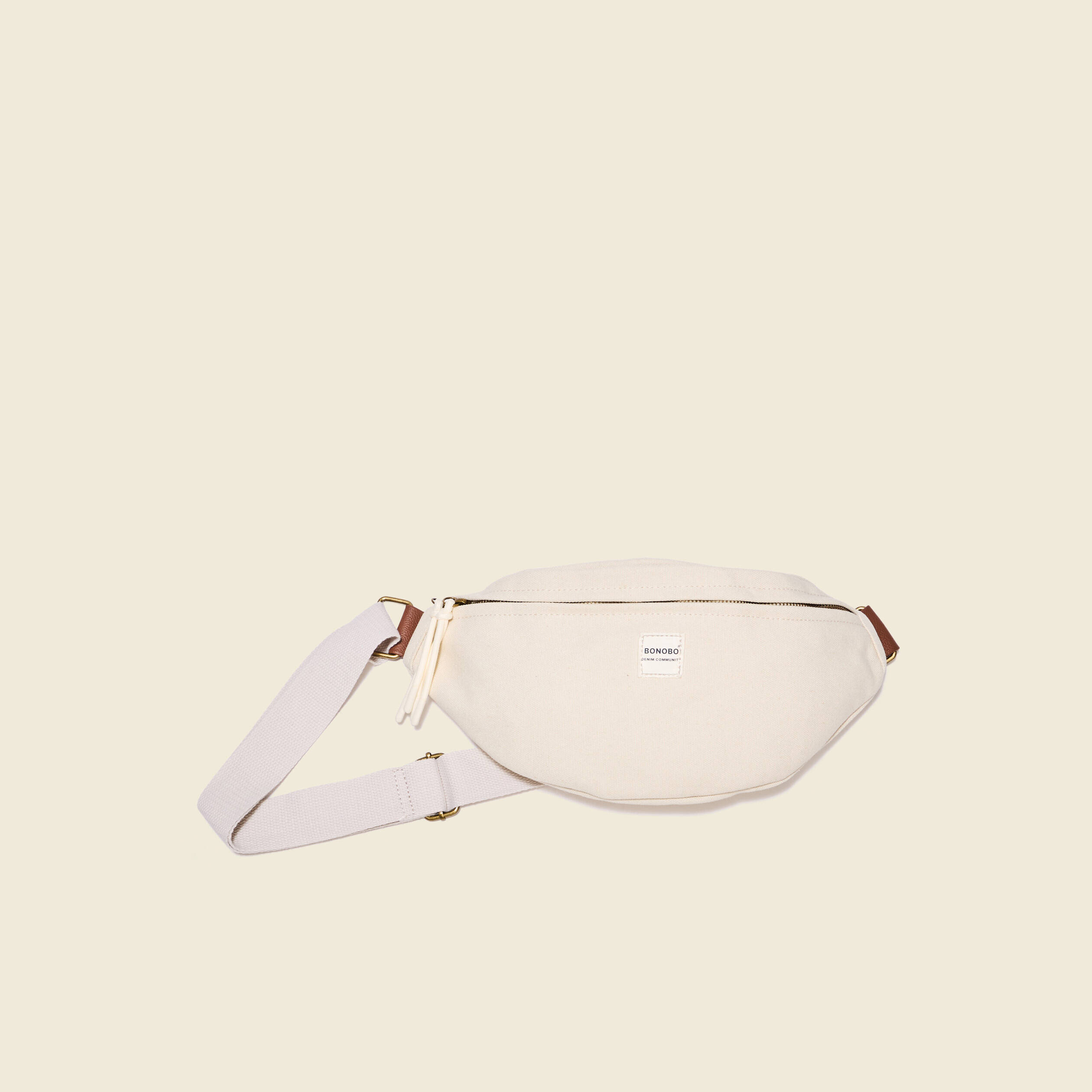Sac banane sable homme