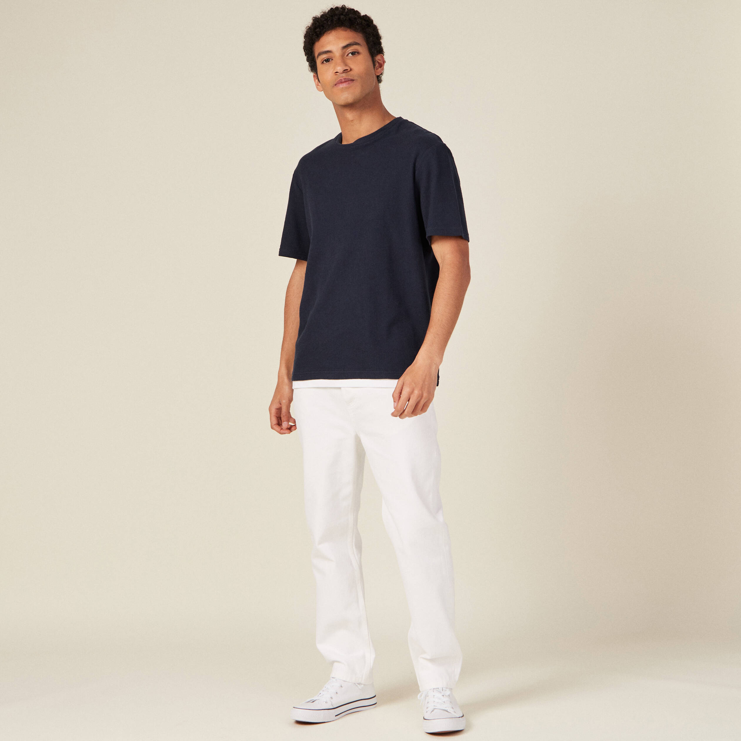 t shirt manches courtes bleu marine homme T-shirt manches courtes bleu marine homme