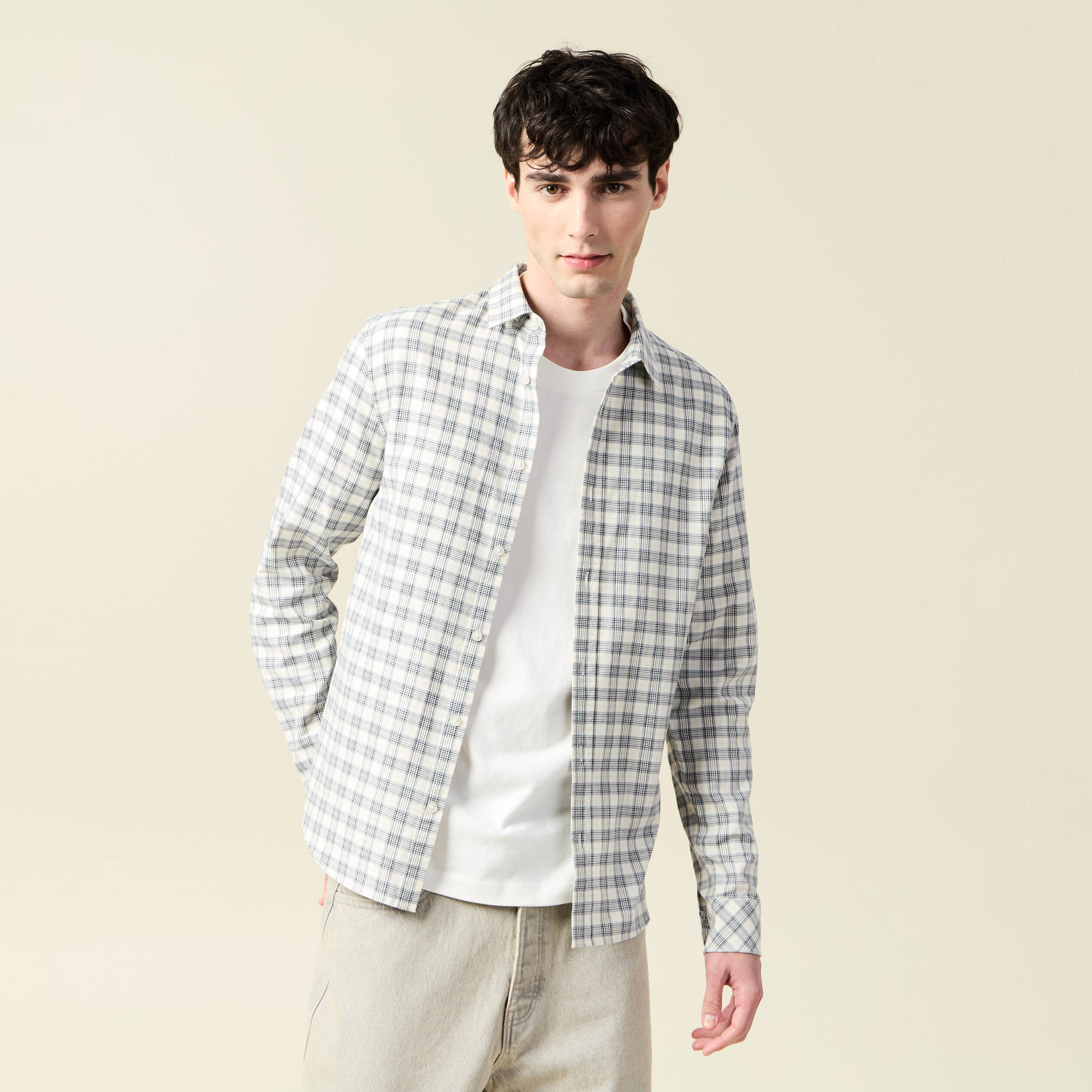 Chemise De Pêche Simms Homme – Beige – 2XL – Manches Longues – Performance Outdoor
