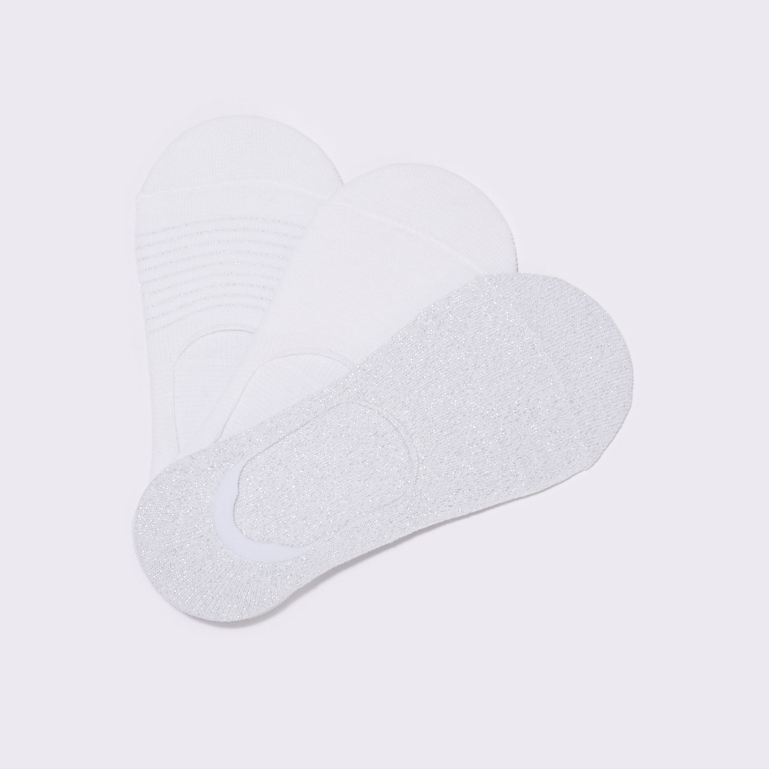 Lot 3 paires socquettes blanc femme