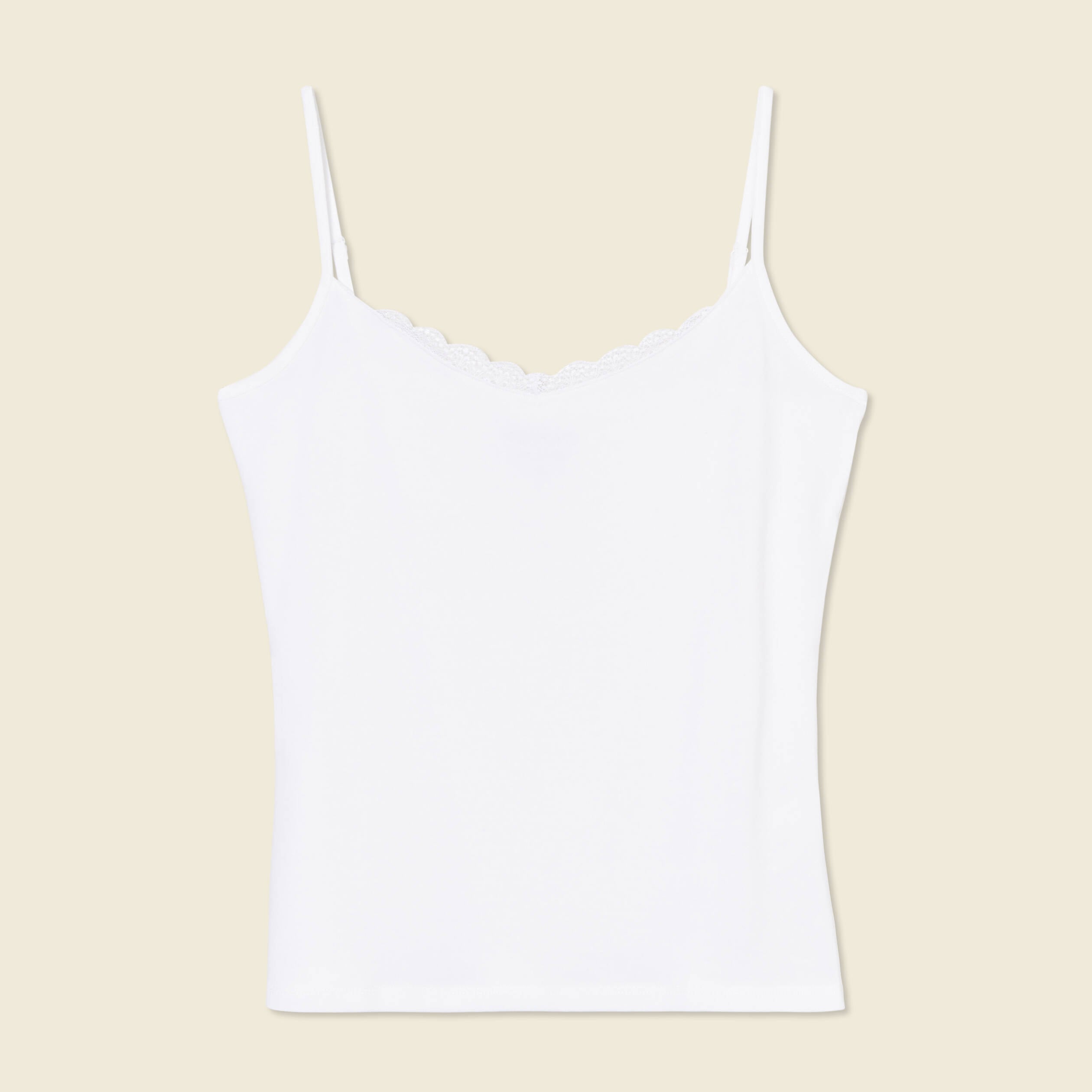 Débardeur Femme Express - Blanc à Paillettes - Bretelles Spaghetti - Taille M - NEUF