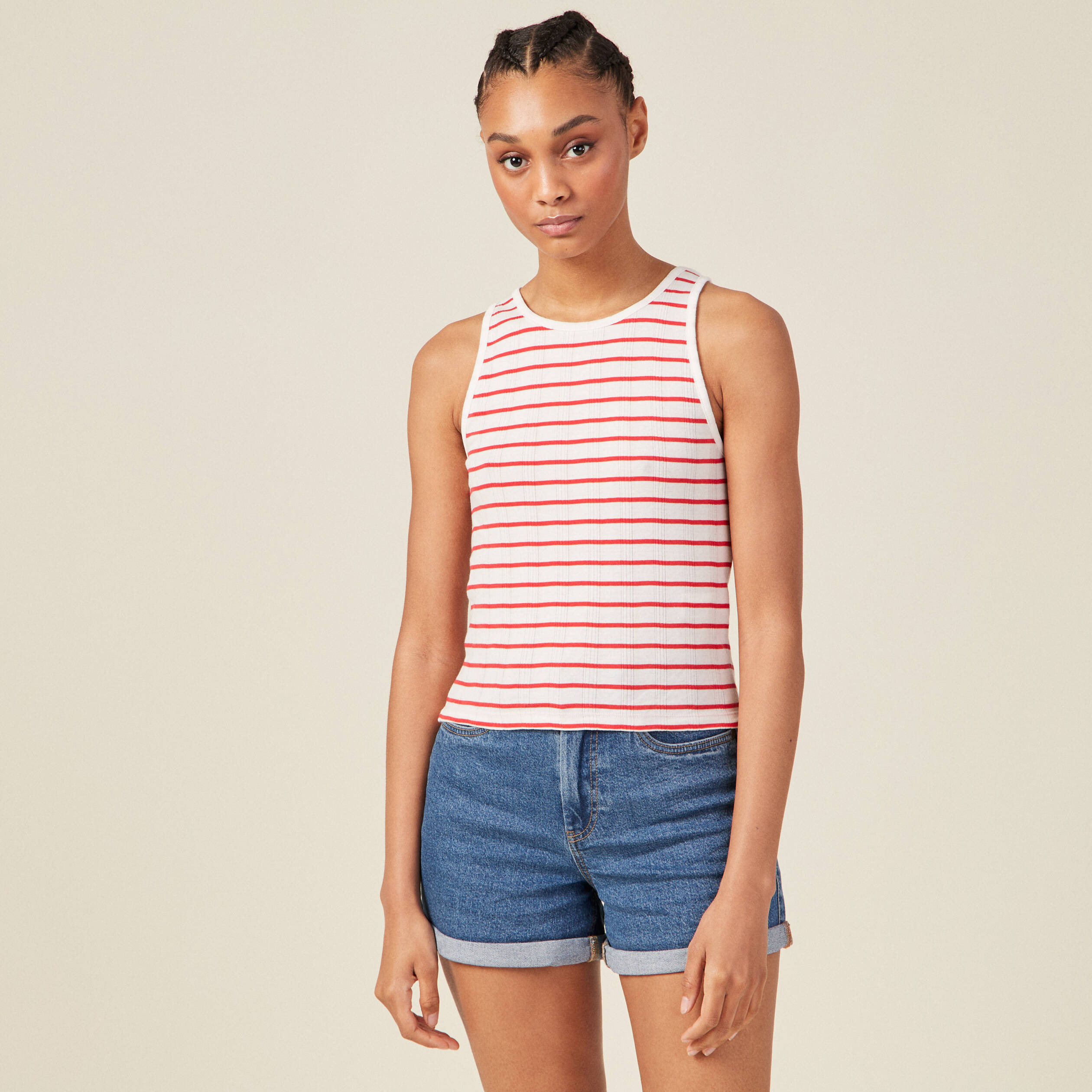 Debardeur online rouge femme