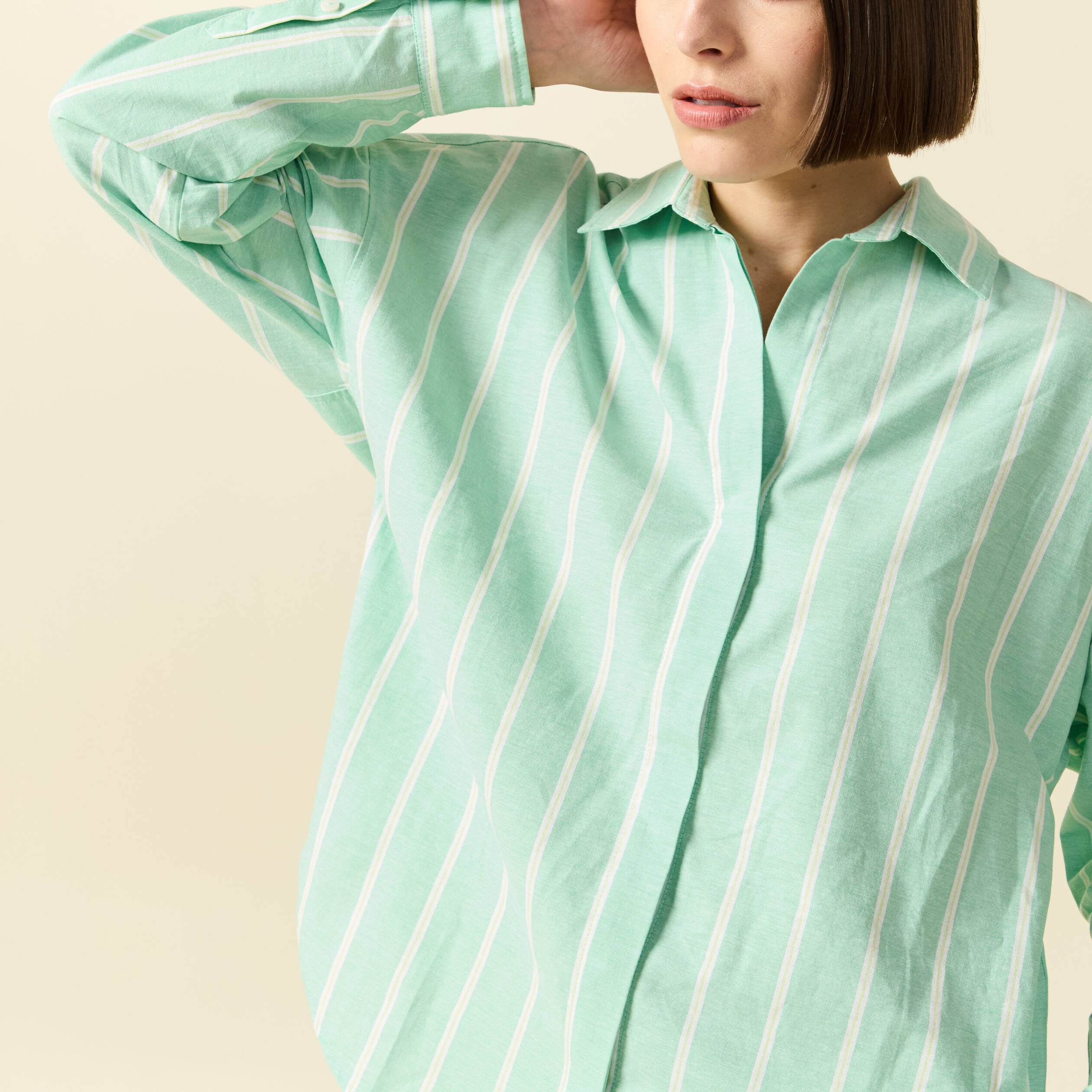 Chemise De Pêche Simms Pour Femme – Taille M, Vert Menthe, Manches Longues
