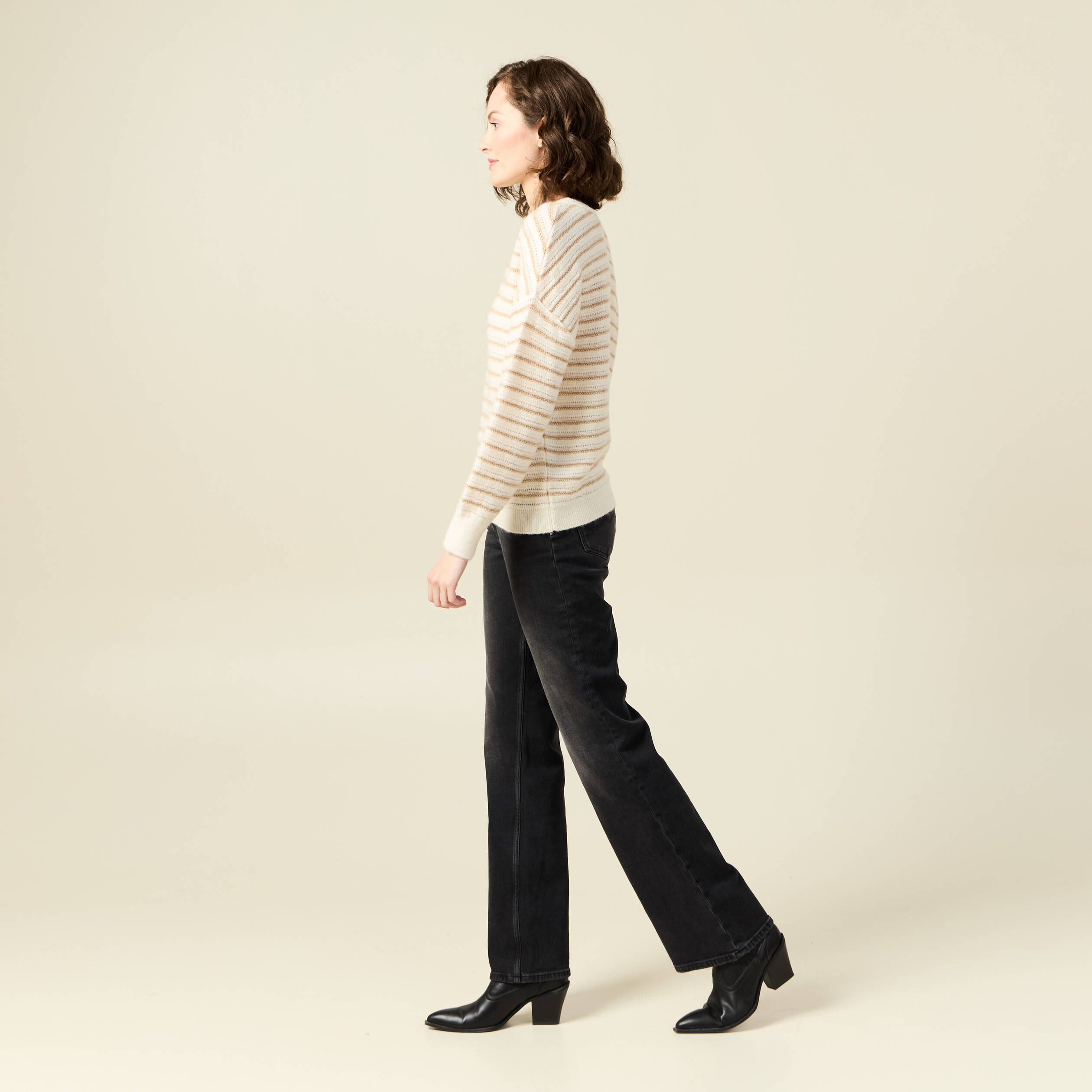 pull manches longues ecru femme Pull manches longues ecru femme