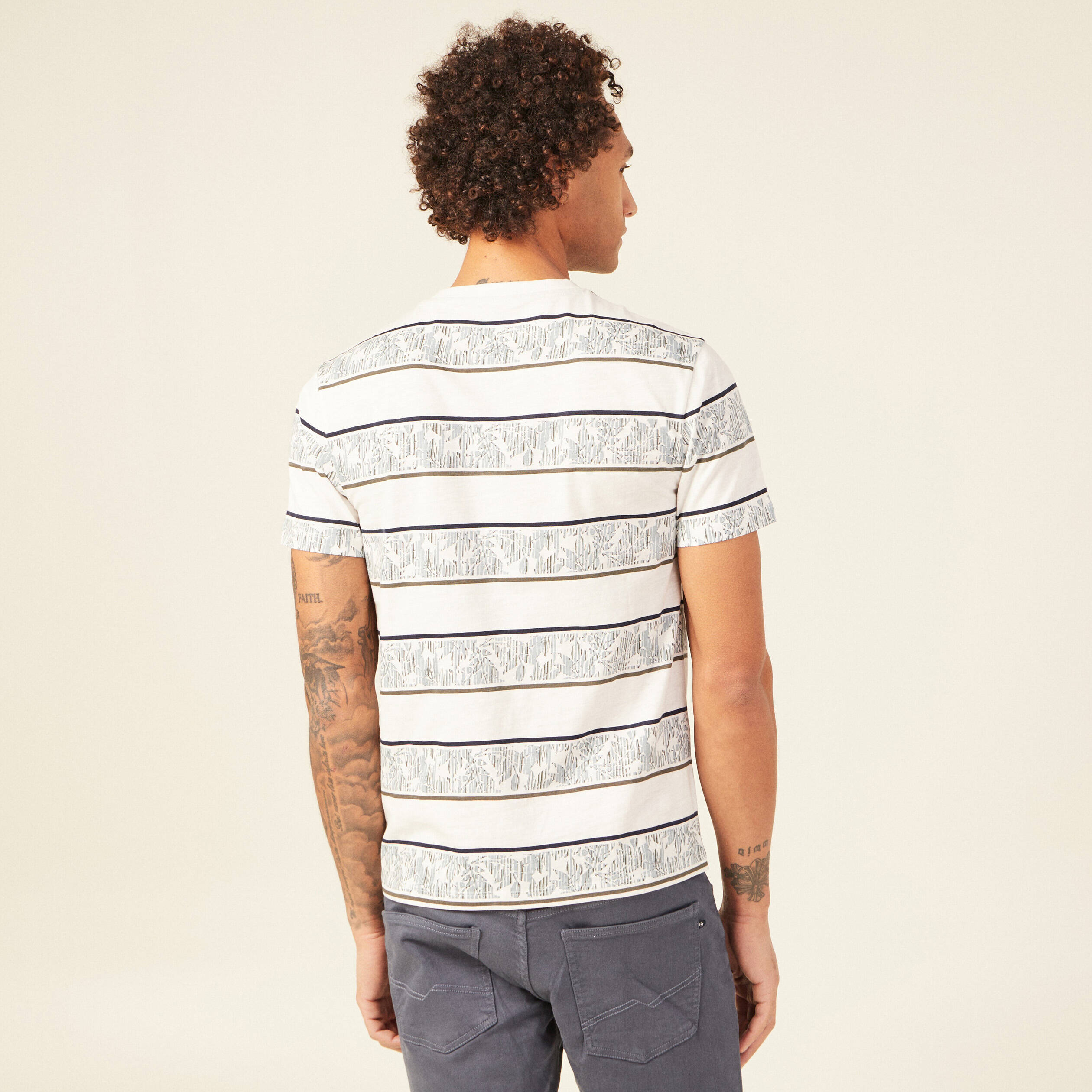 T-shirt éco-responsable vert homme