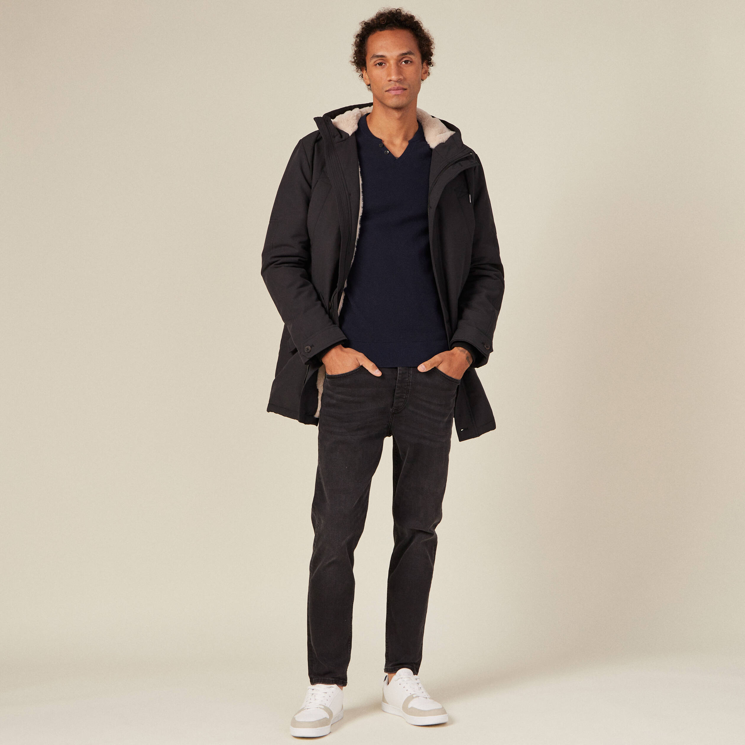 pull manches longues bleu marine homme Pull manches longues bleu marine homme