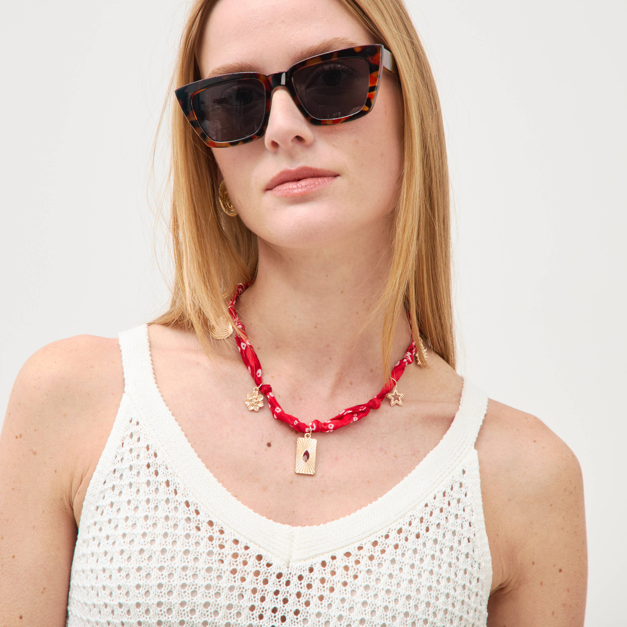Collier multicolore femme