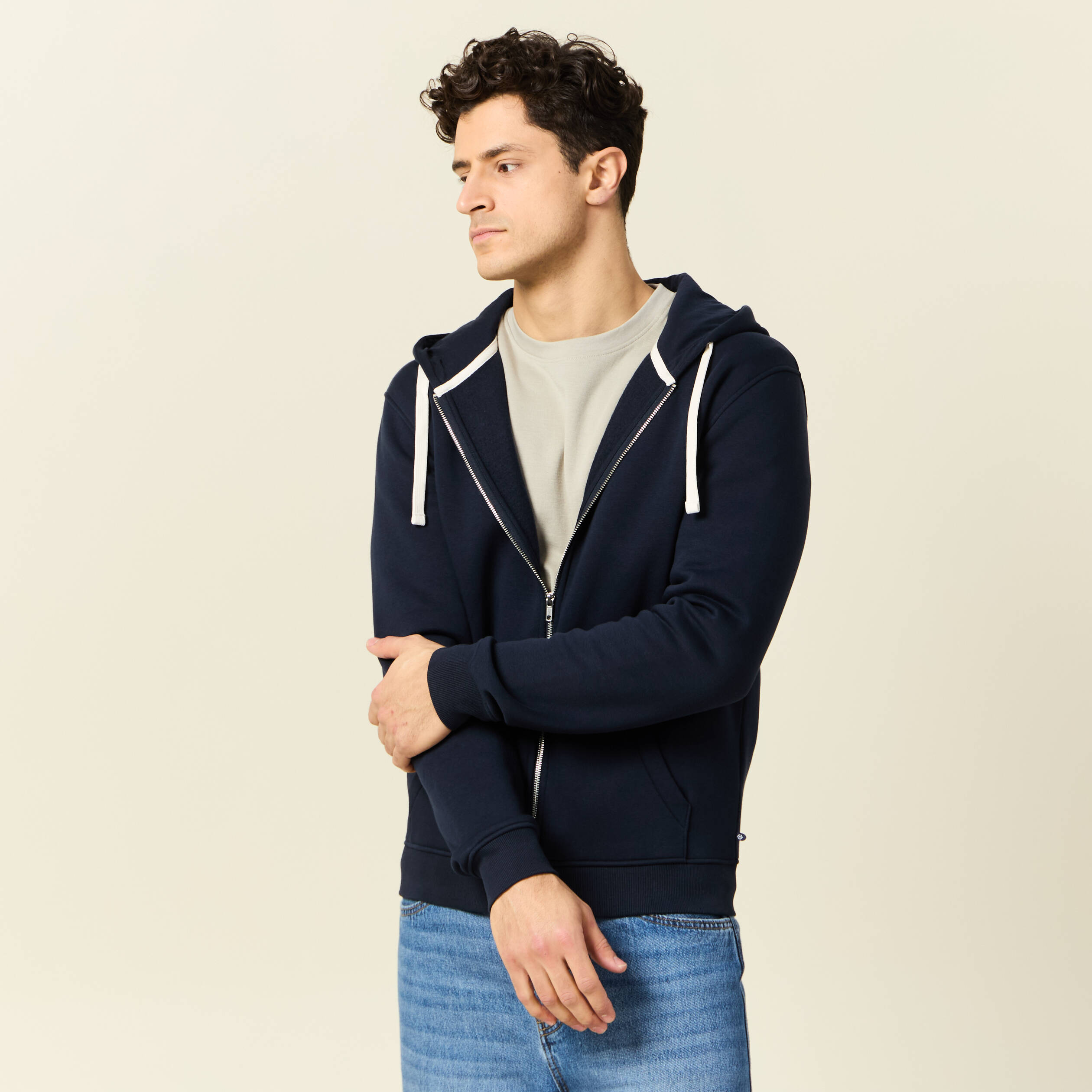 YCBMINGCAN Sweat à Capuche Homme Imprimé Dos Sweat-Shirt Streetwear Sweat à Capuche Manches Longues Pull à Capuche Printemps Automne Hiver Pull Homme, bleu, S