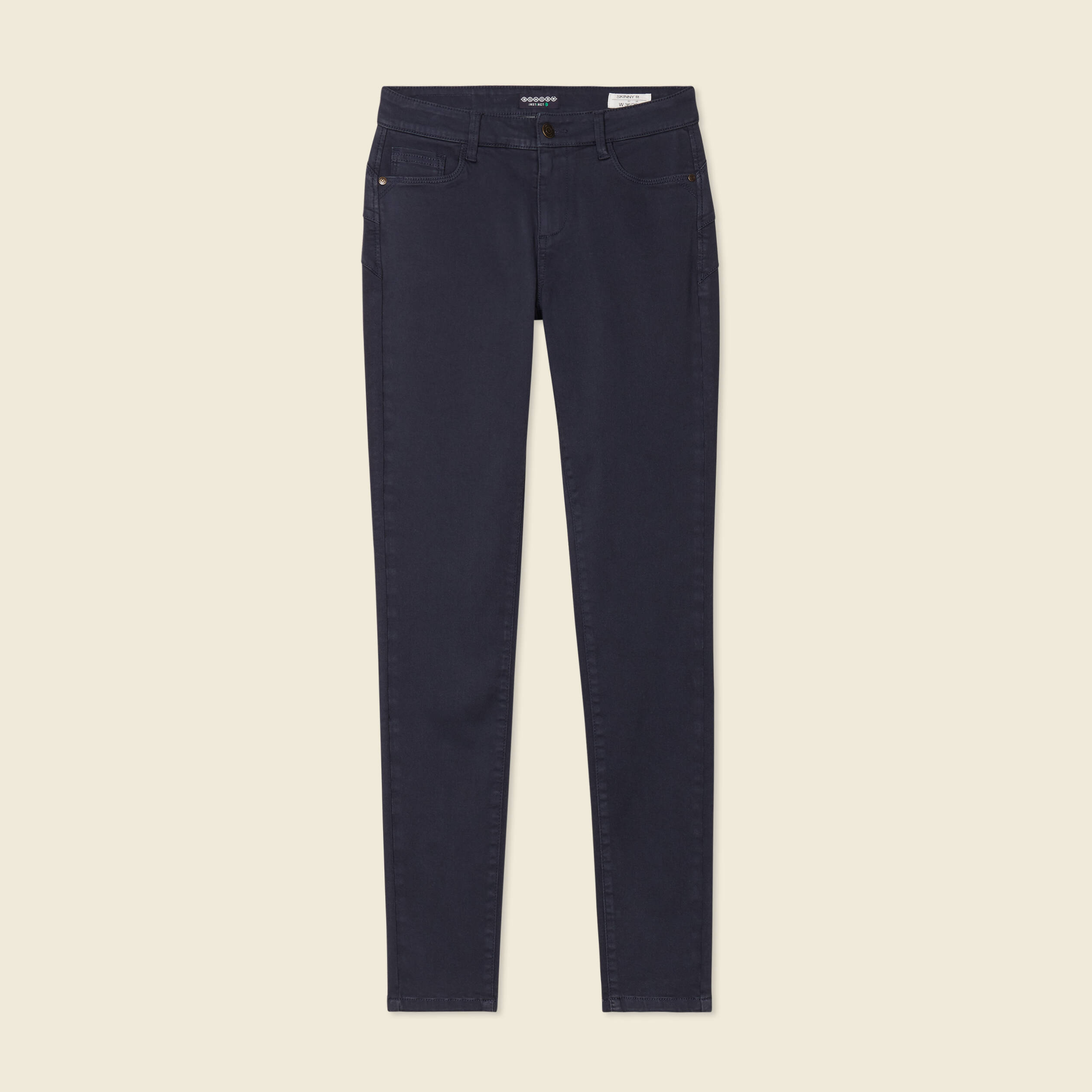 pantalon audrey skinny push up bleu marine femme Pantalon Audrey - skinny push up bleu marine femme