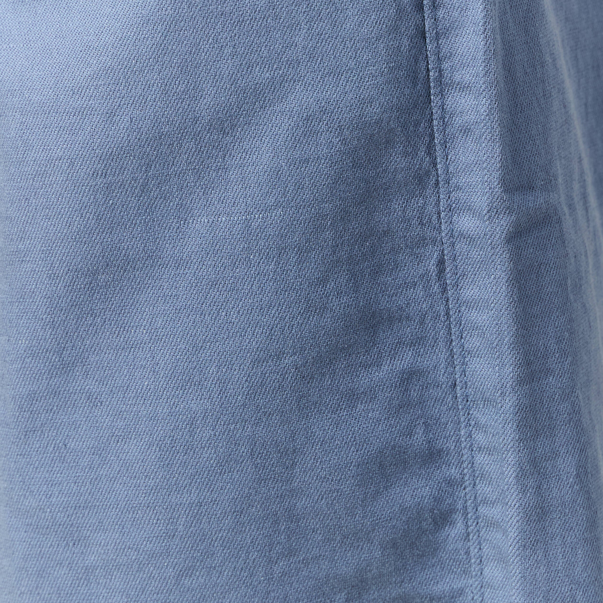Bermuda droit bleu fonc&eacute; homme