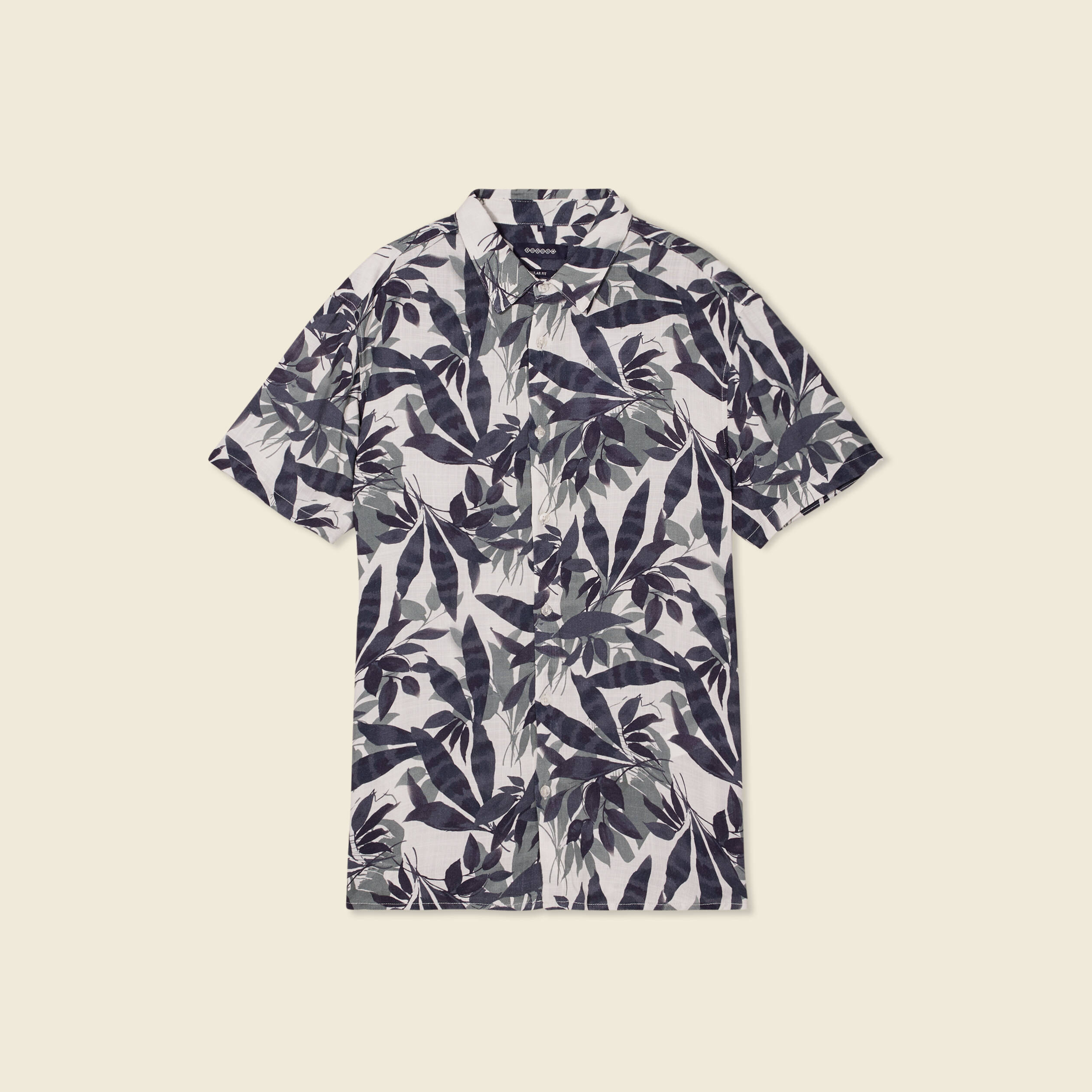 Chemise manches courtes bleu homme