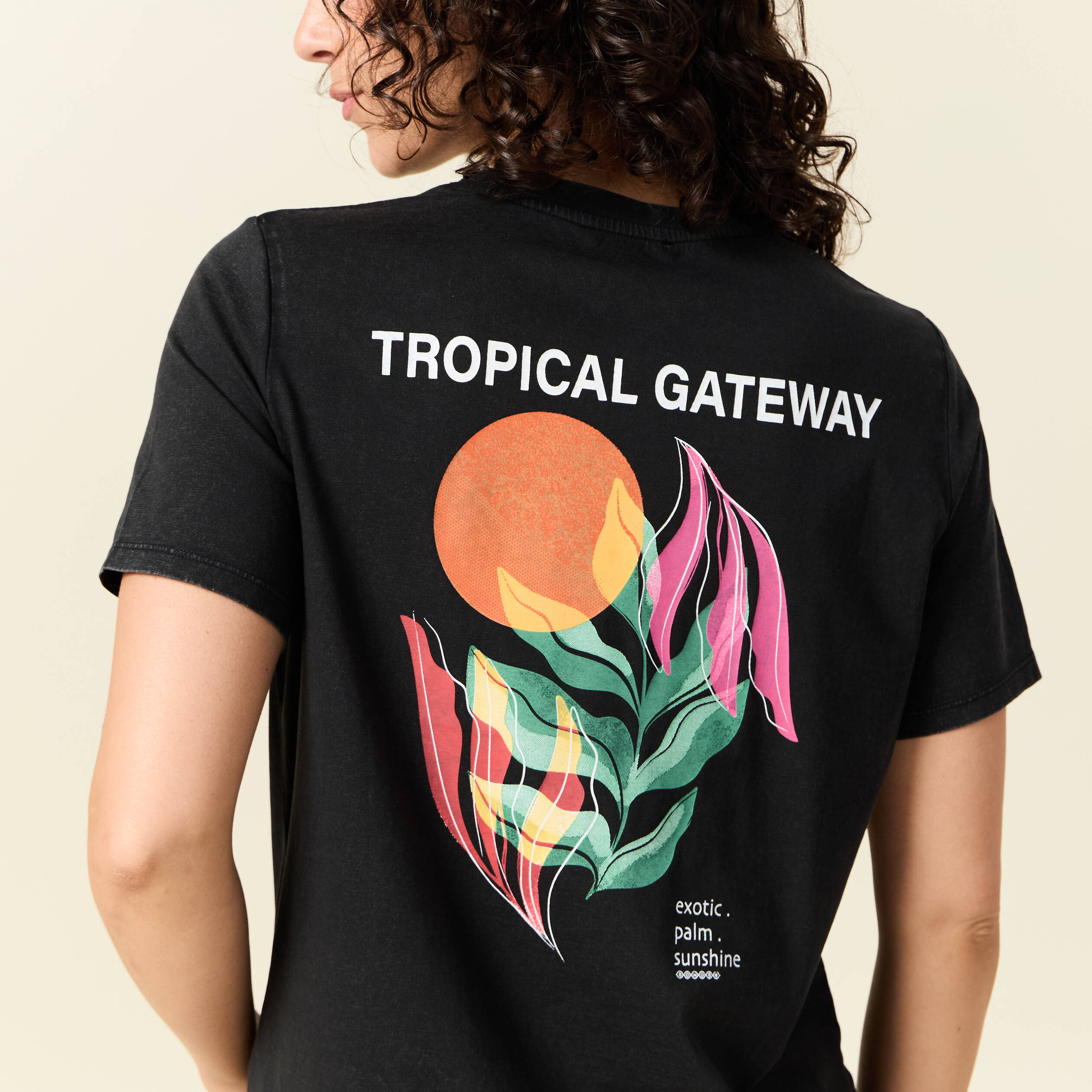 t shirt manches courtes noir femme T-shirt manches courtes noir femme