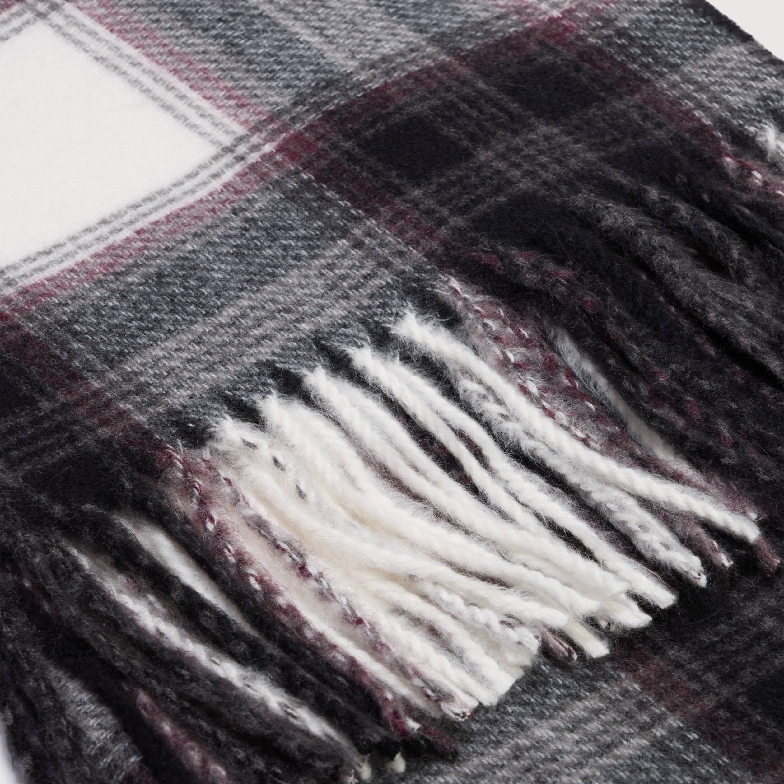 Plaid ecru homme