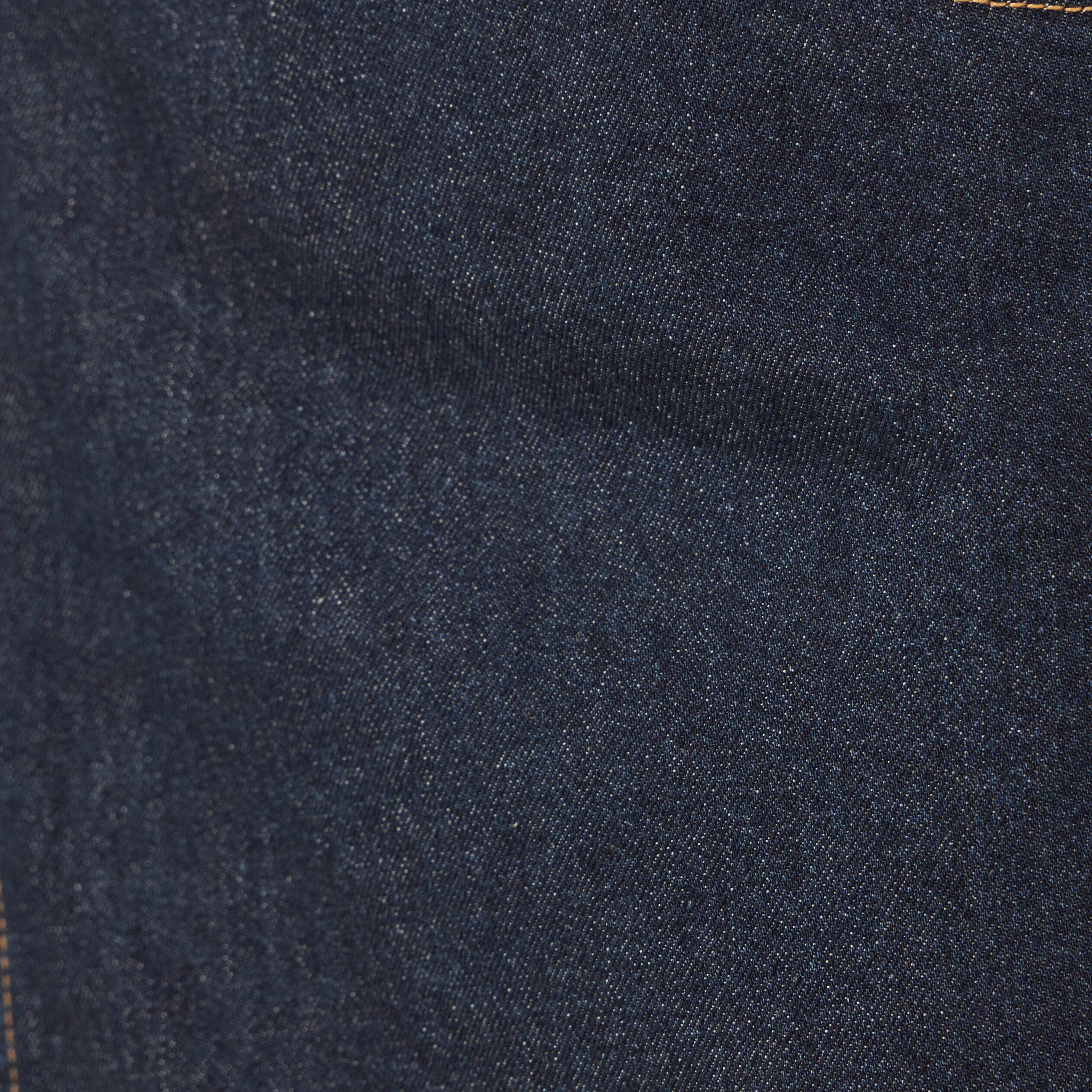 jupe short droite en jean denim brut rinse femme Jupe-short droite en jean denim brut rinse femme
