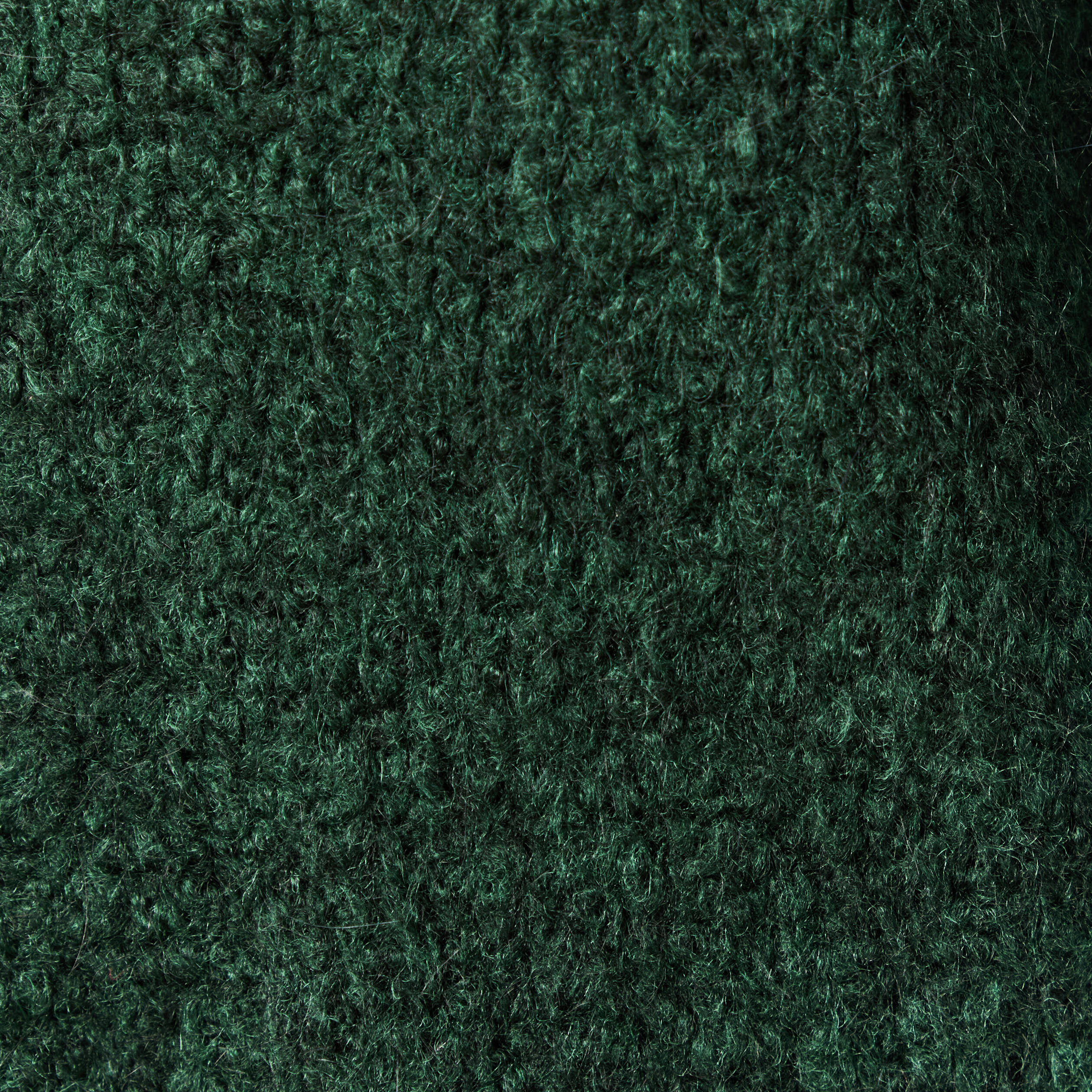 Gilet oversize manches longues vert fonc&eacute; femme