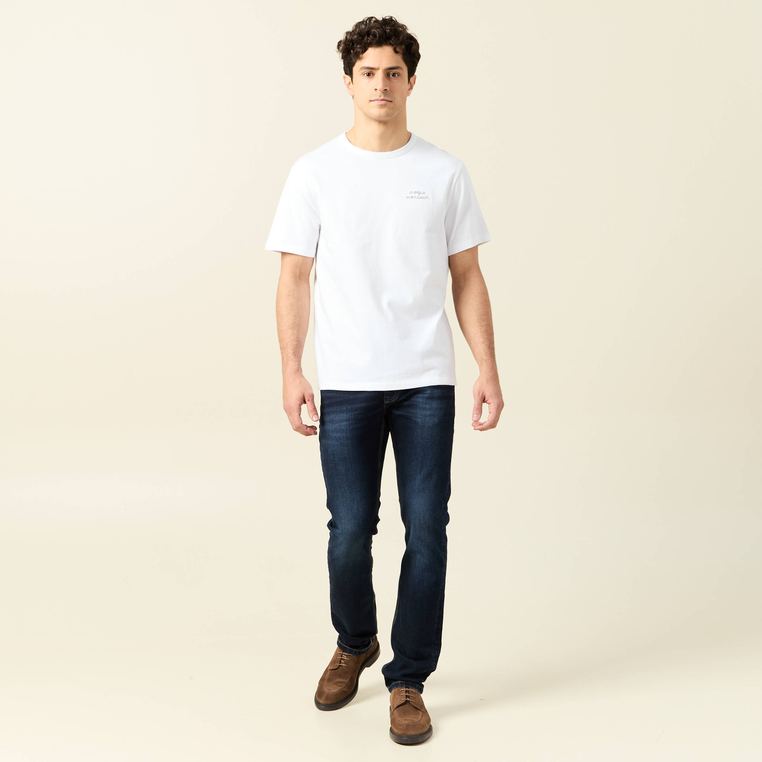 jeans eco responsable straight denim brut homme Jeans éco-responsable straight denim brut homme