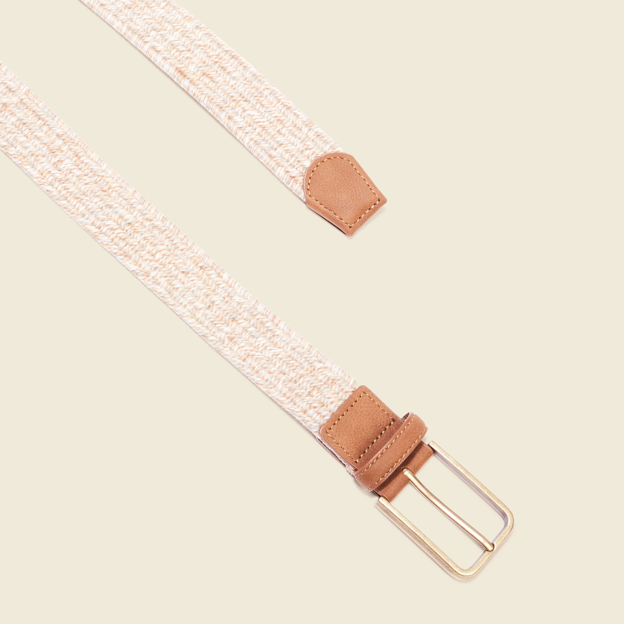 ceinture tressee beige homme Ceinture tressée beige homme