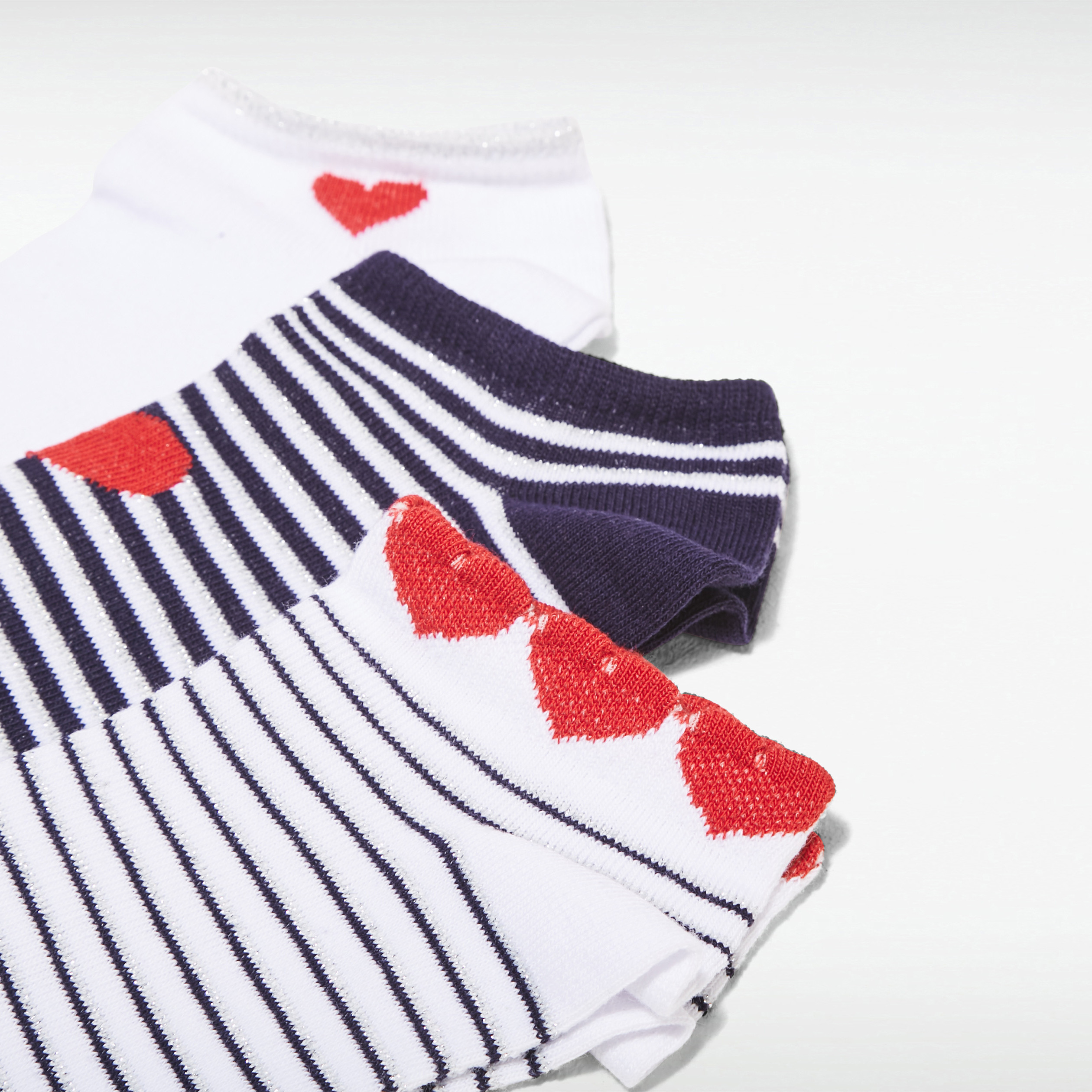 lot 3 paires chaussettes blanc femme Lot 3 paires chaussettes blanc femme