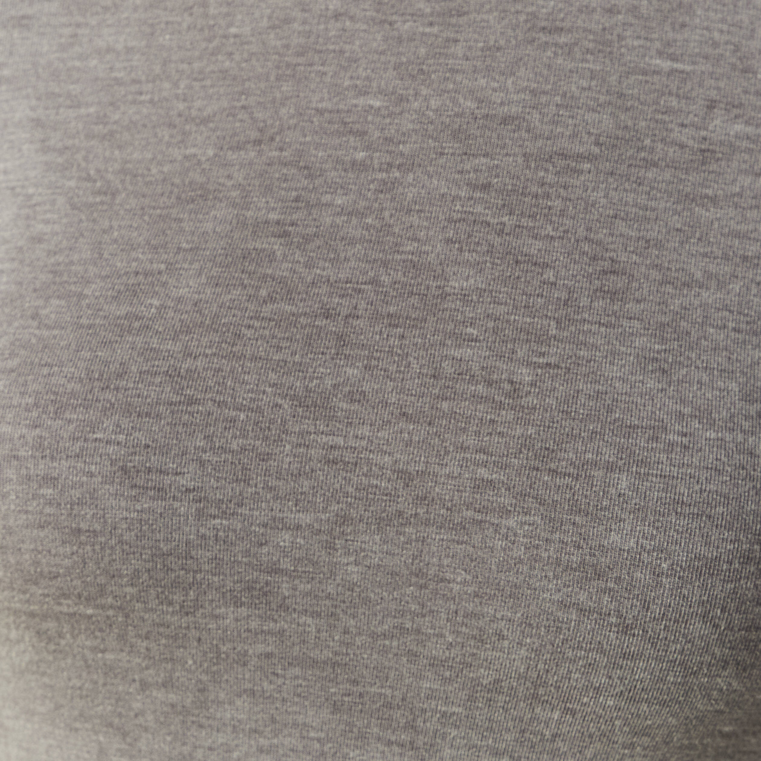 T-shirt cintr&eacute; manches longues col rond gris fonc&eacute; femme