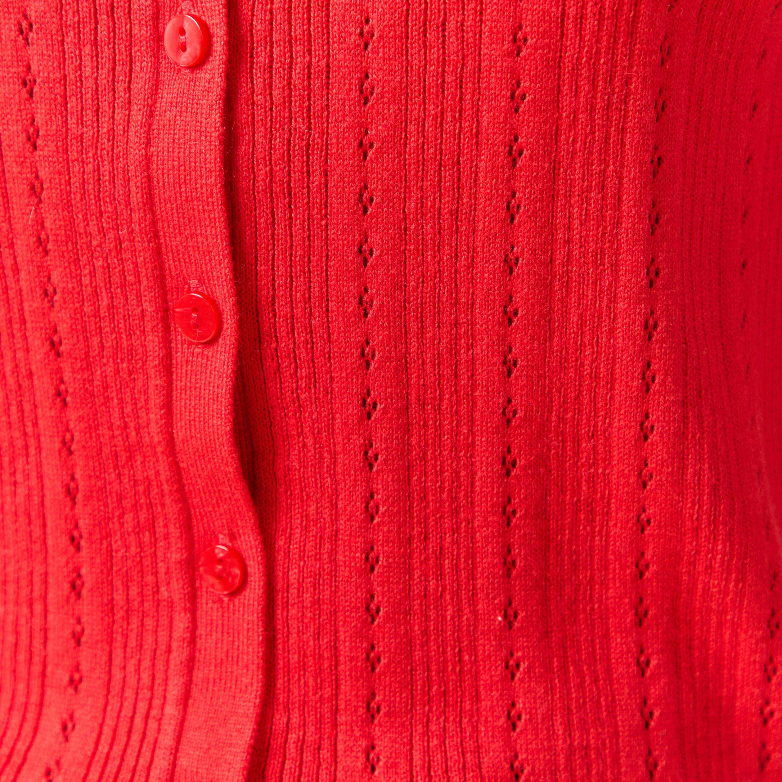 Gilet manches coude col rond rouge fonc&eacute; femme