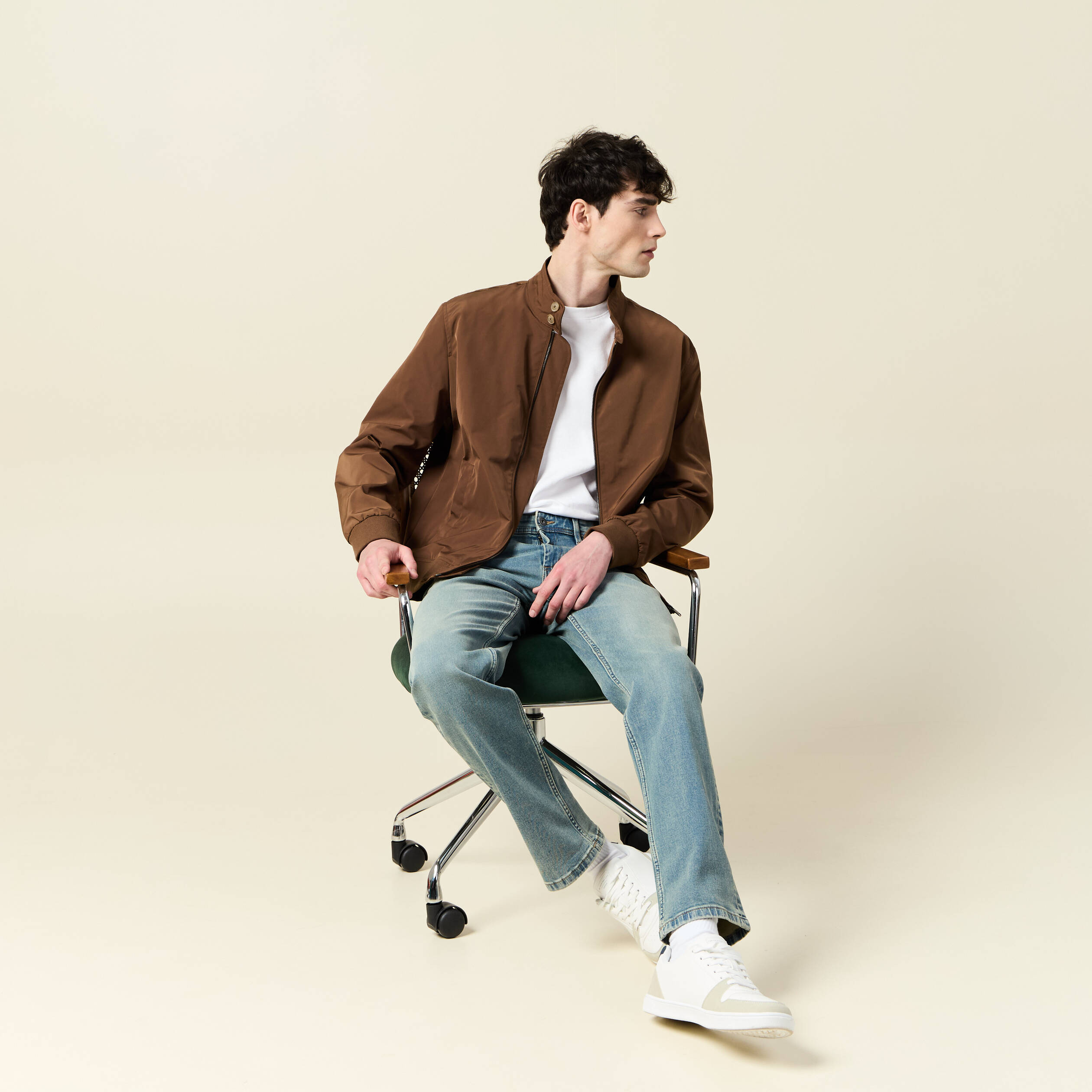 jeans straight denim dirty homme Jeans straight denim dirty homme