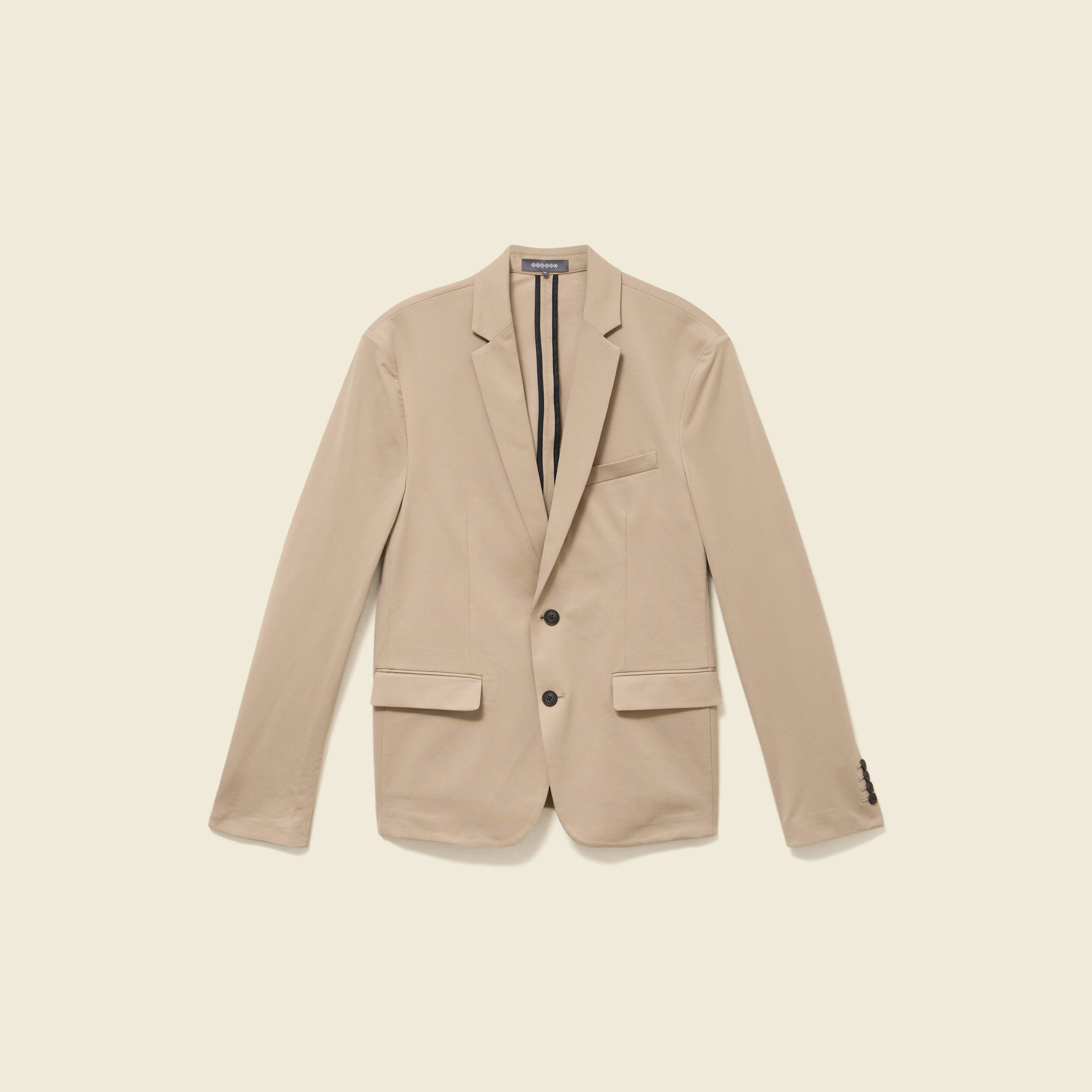 Veste blazer stretch beige homme