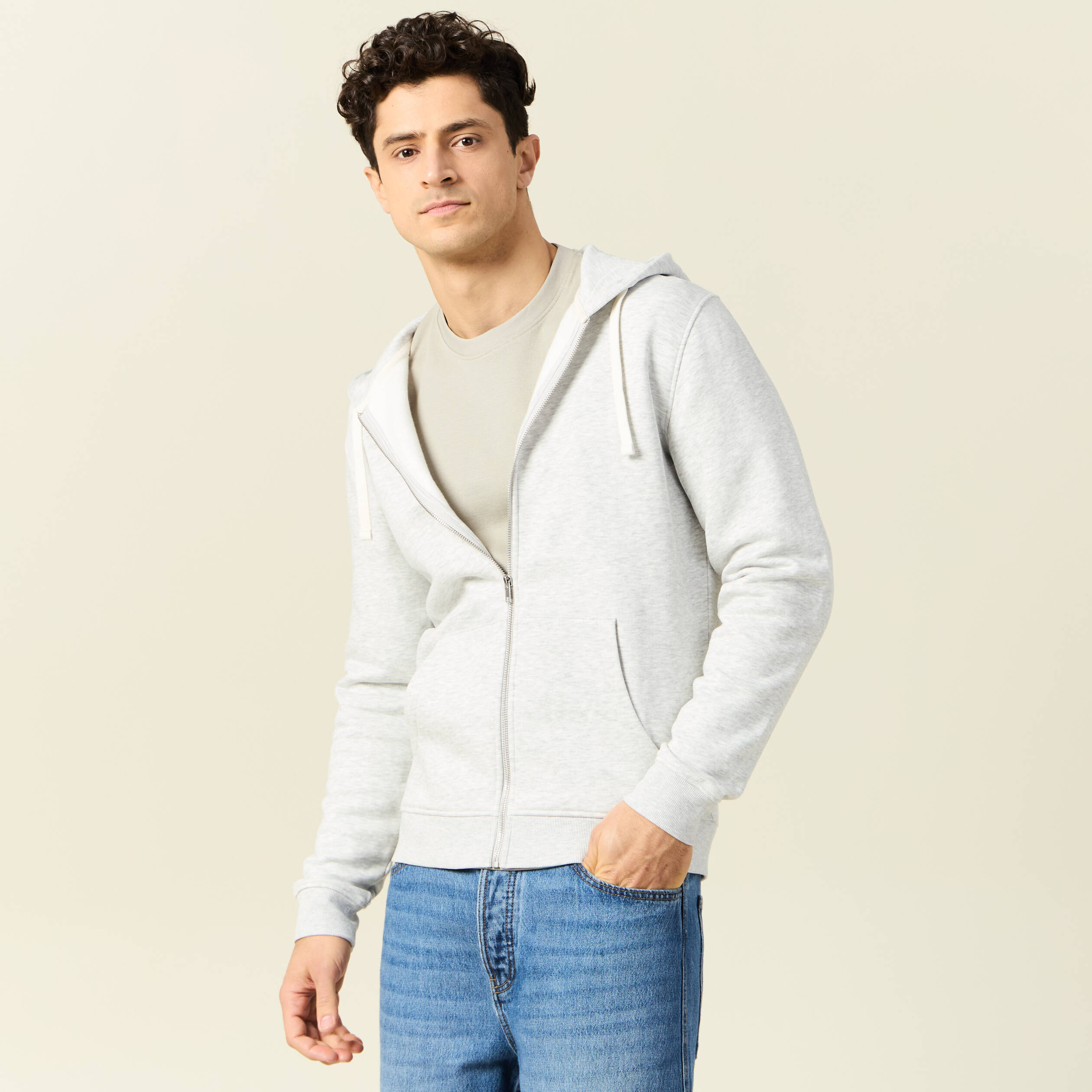 sweat eco responsable gris homme Sweat éco-responsable gris homme