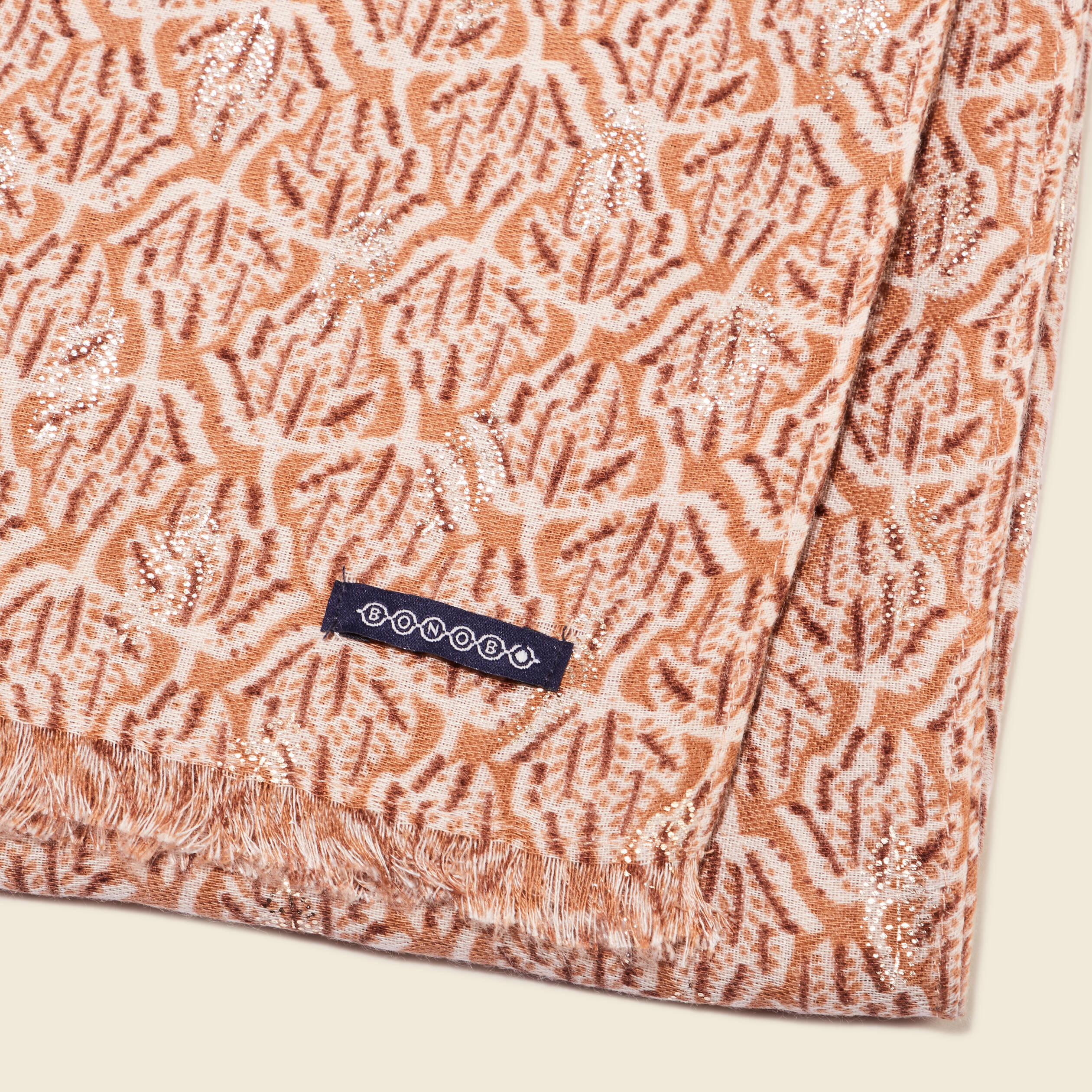 Foulard marron femme