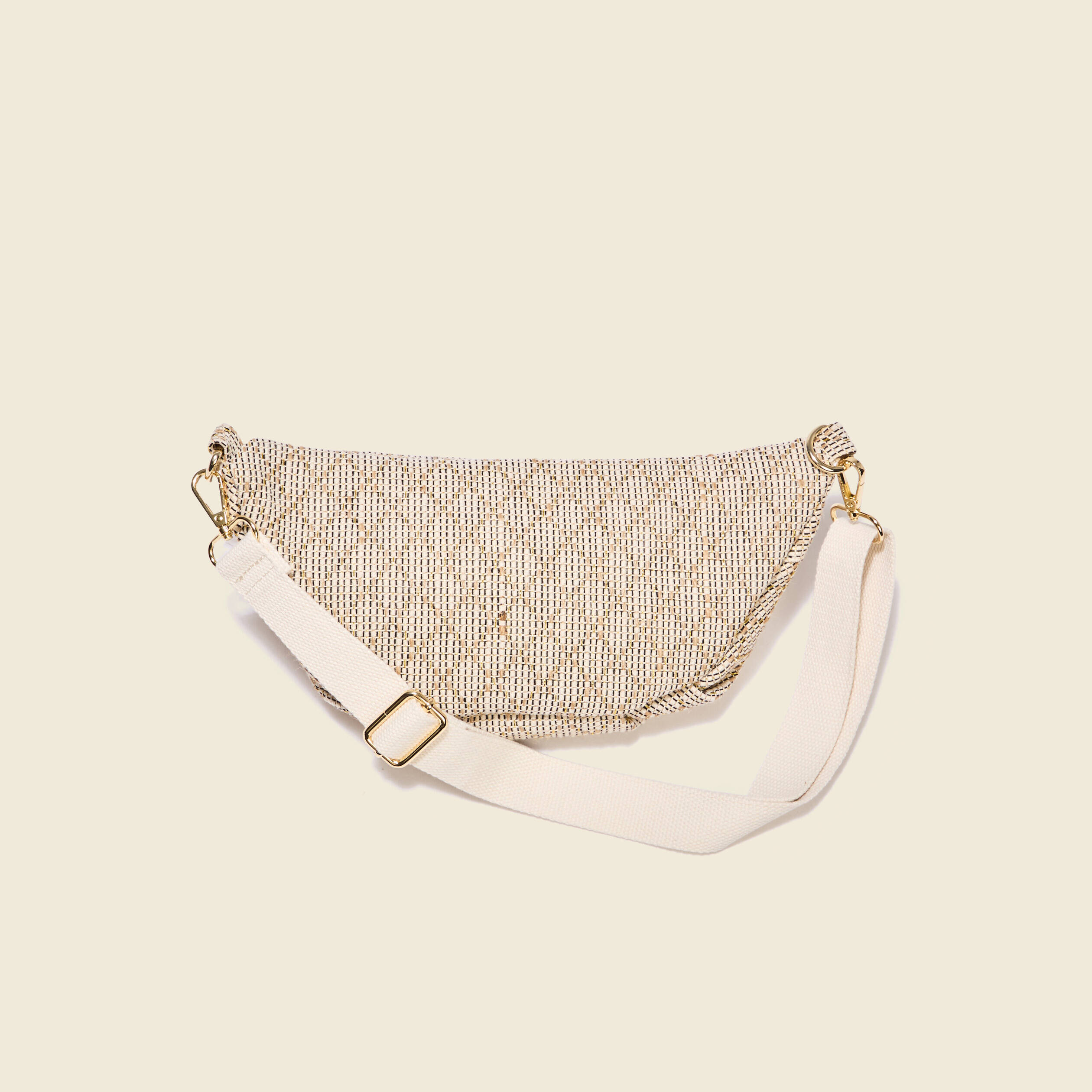 Sac banane sable femme