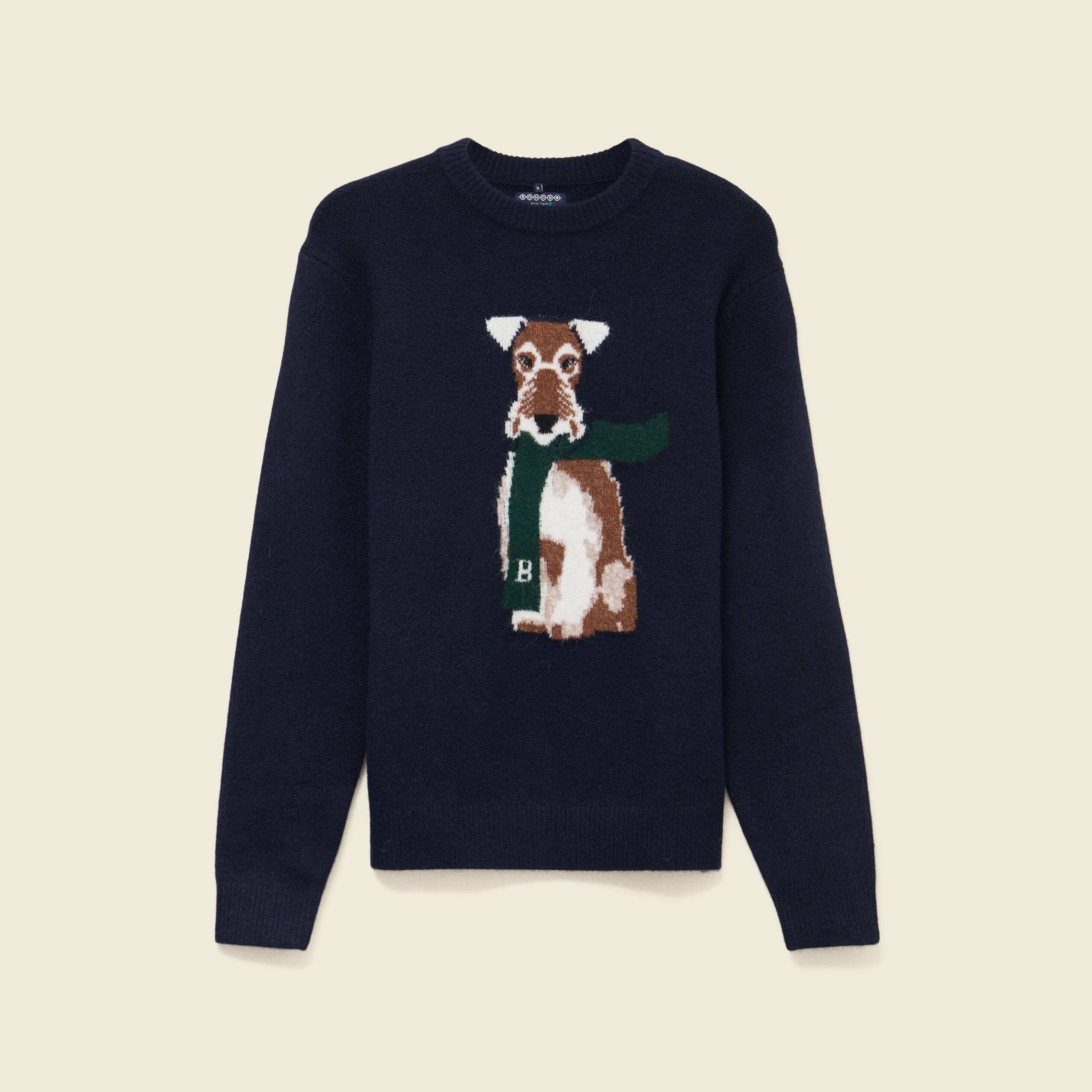 Pull col camionneur homme de travail Bartavel Isard bleu marine M