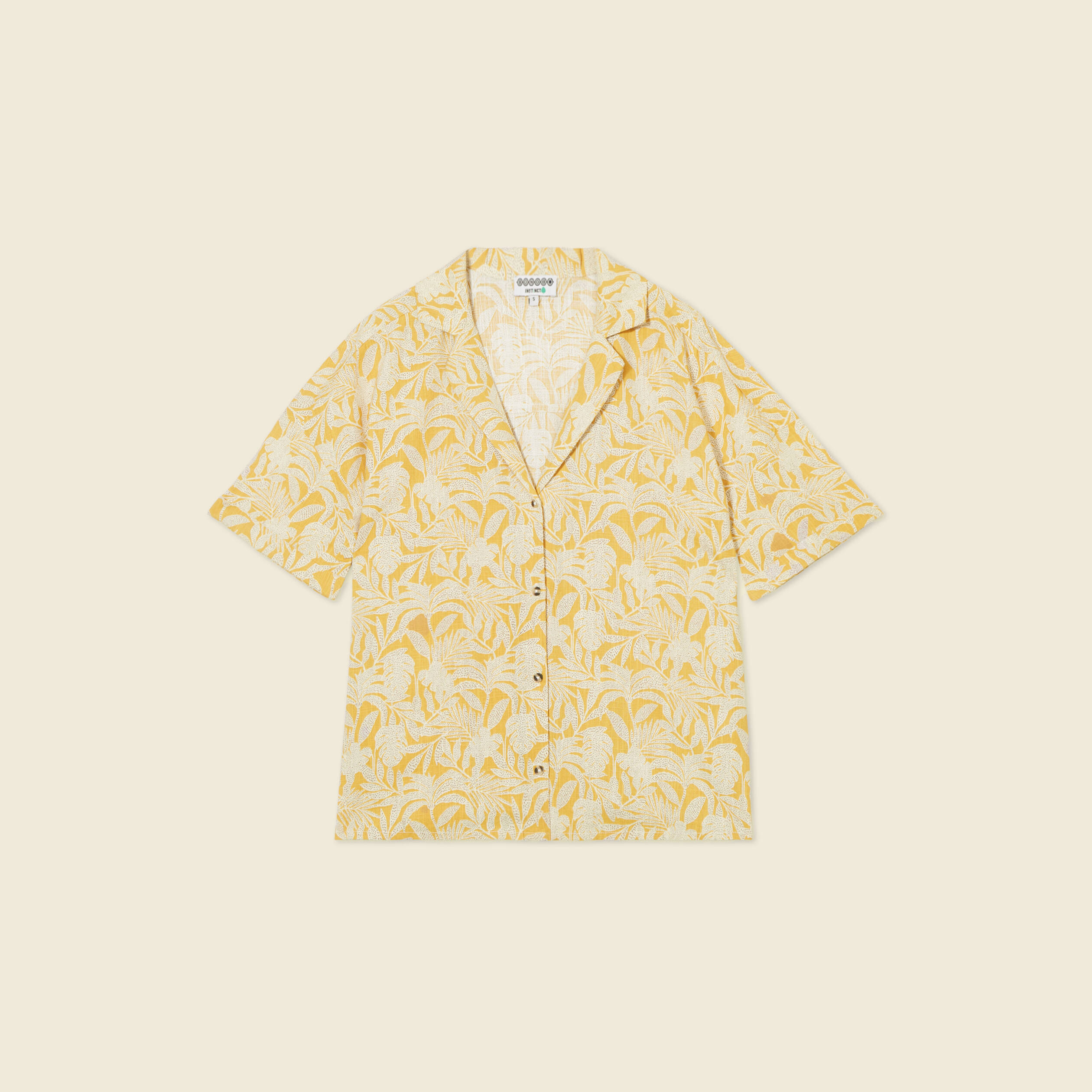 chemise eco responsable jaune femme Chemise éco-responsable jaune femme