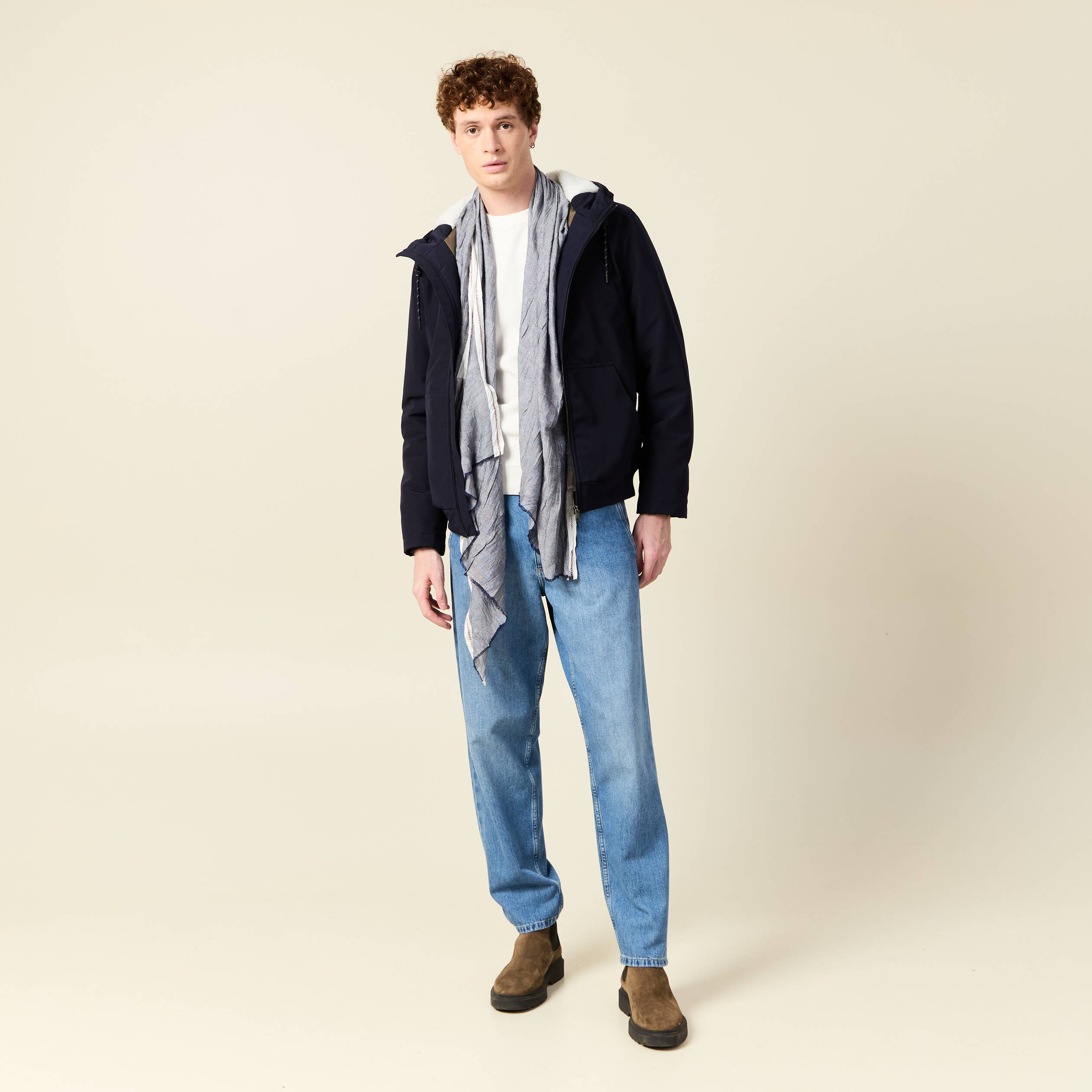pull eco responsable ecru homme Pull éco-responsable ecru homme