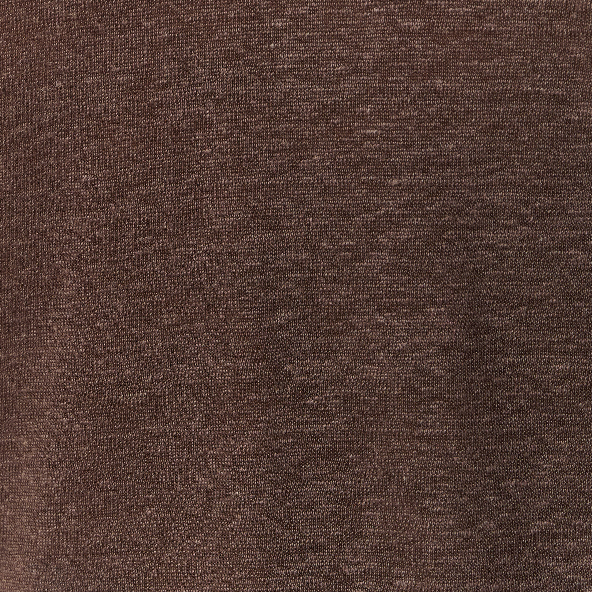 t shirt en lin marron femme T-shirt en lin marron femme