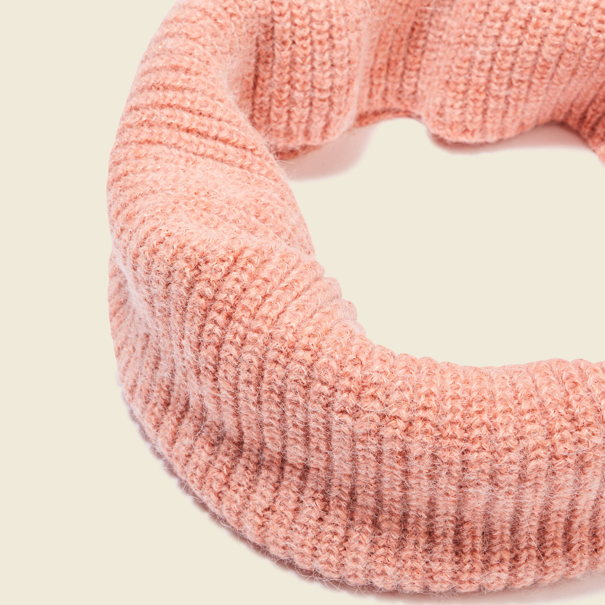 Snood tricot&eacute; fabriqu&eacute; en France orange fonc&eacute; femme