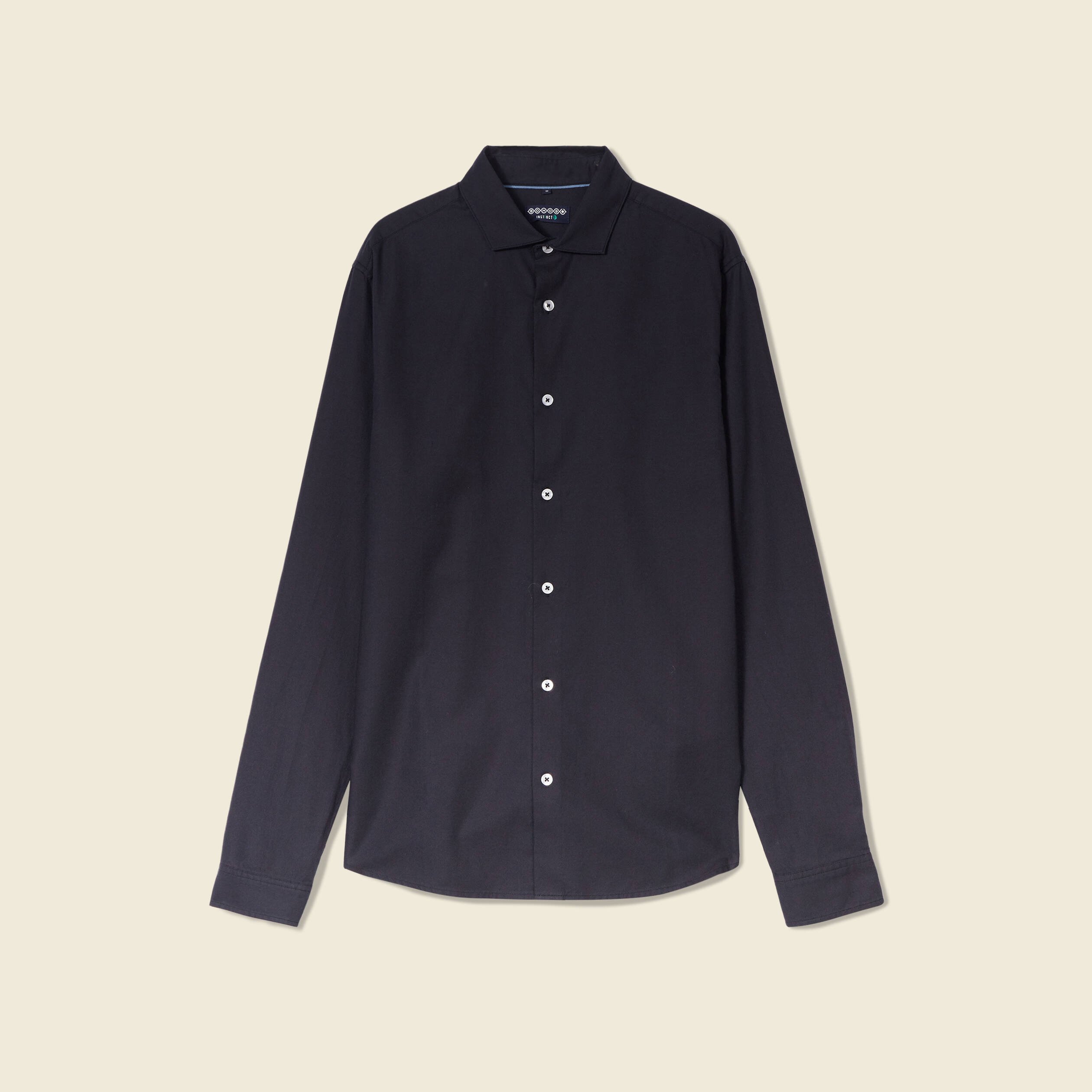 chemise eco responsable noir homme Chemise éco-responsable noir homme