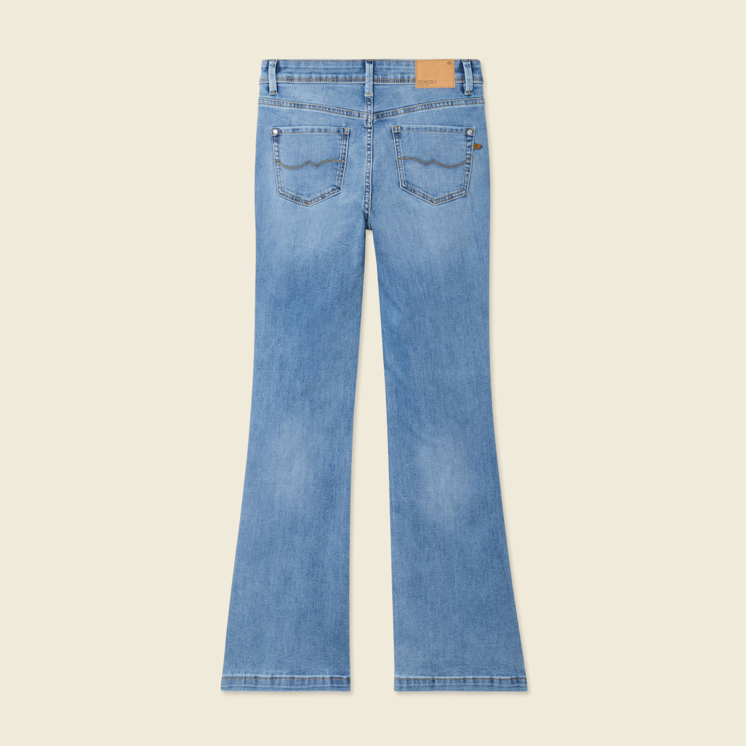 jeans bootcut denim used femme Jeans bootcut denim used femme