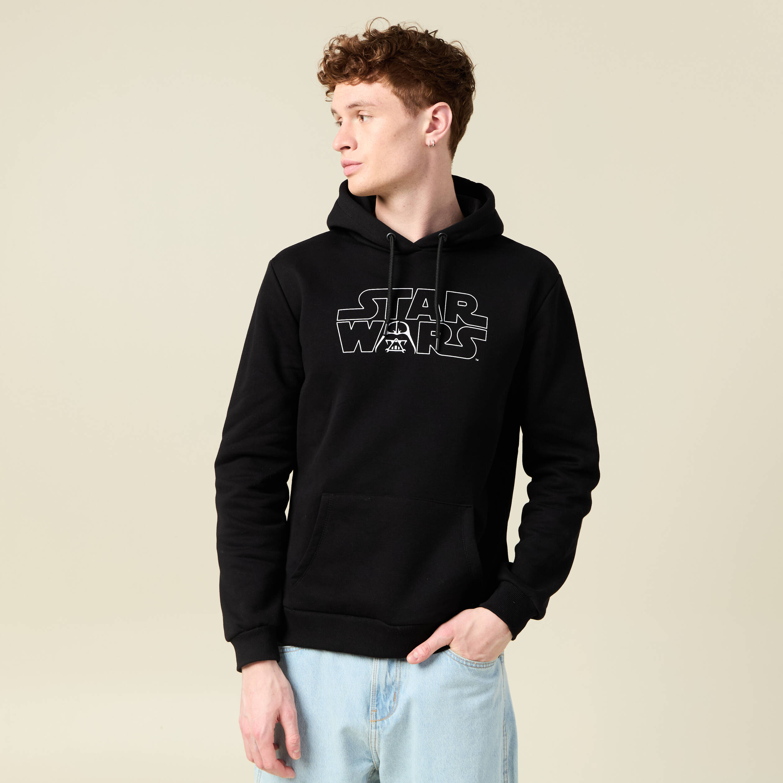 Sweat à capuche Star Wars noir homme