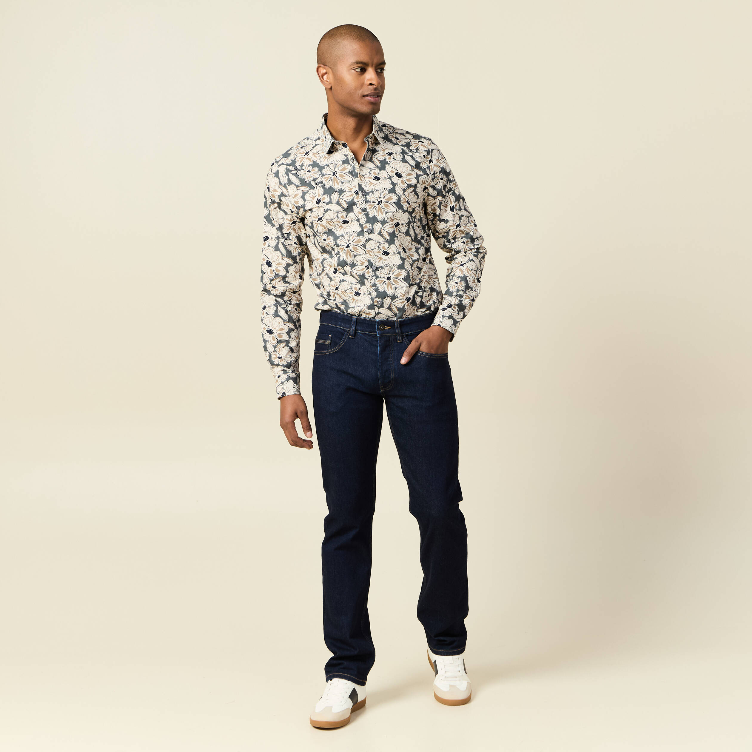 chemise beige homme Chemise beige homme