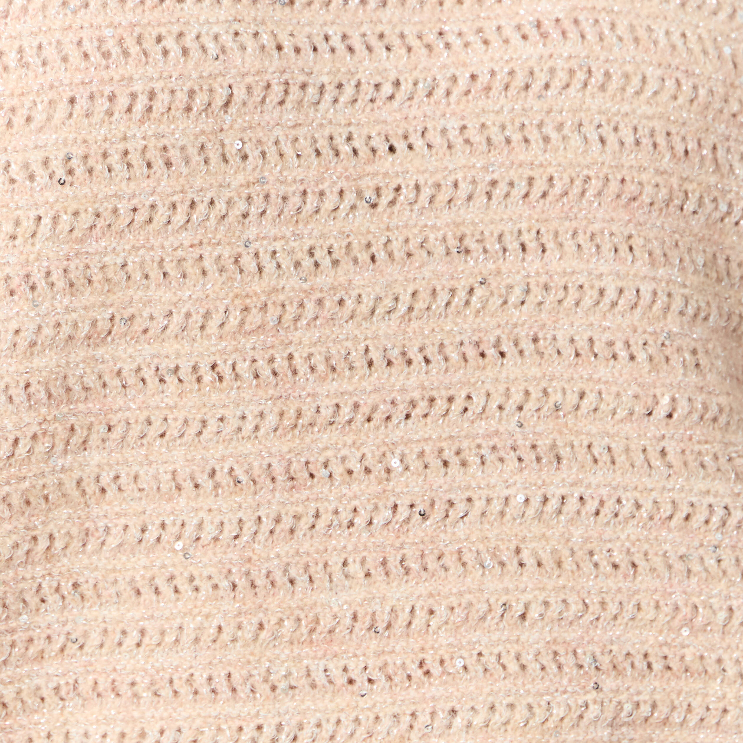 pull manches longues sequins rose clair femme Pull manches longues sequins rose clair femme