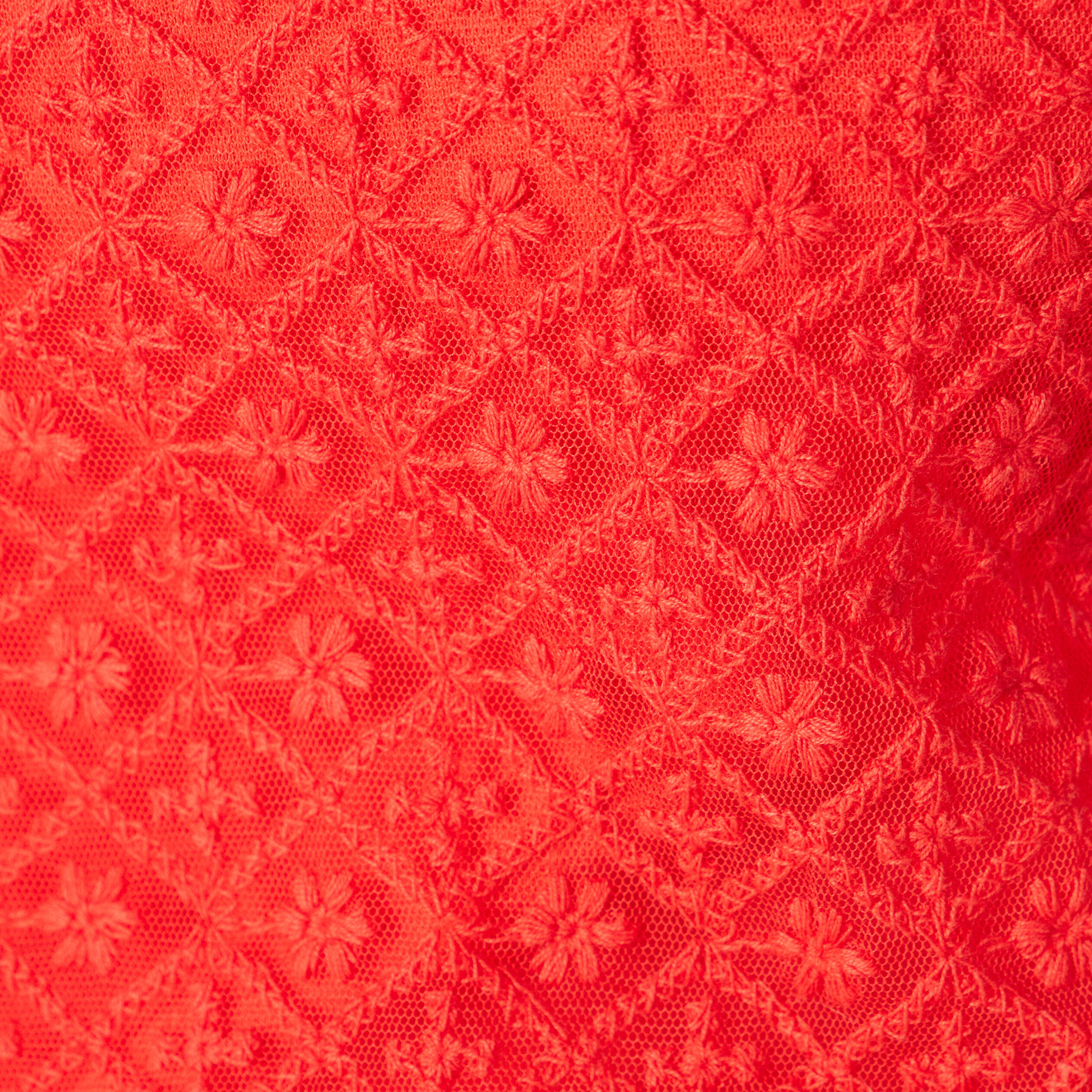 T-shirt manches courtes rouge femme