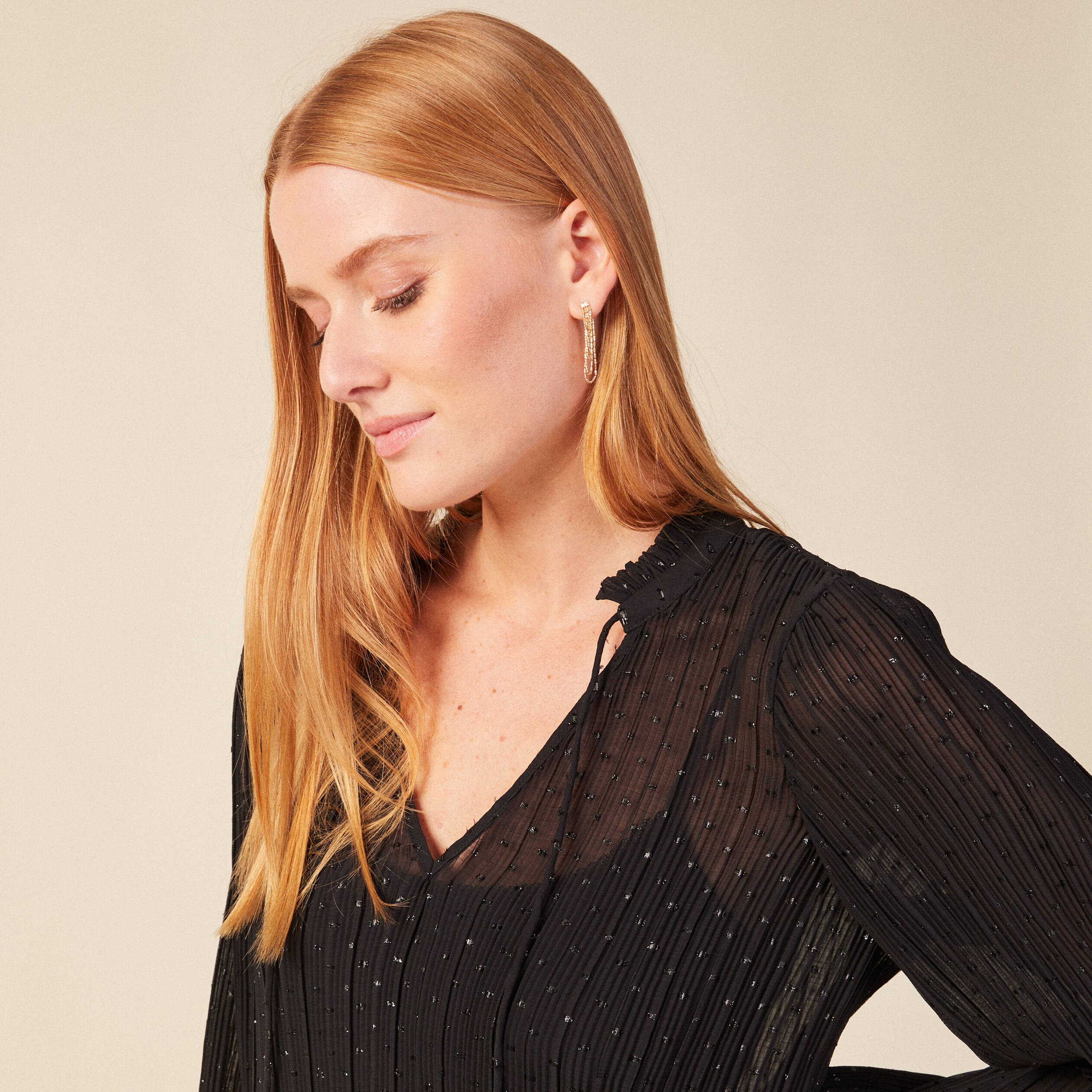 Blouse plissée femme online