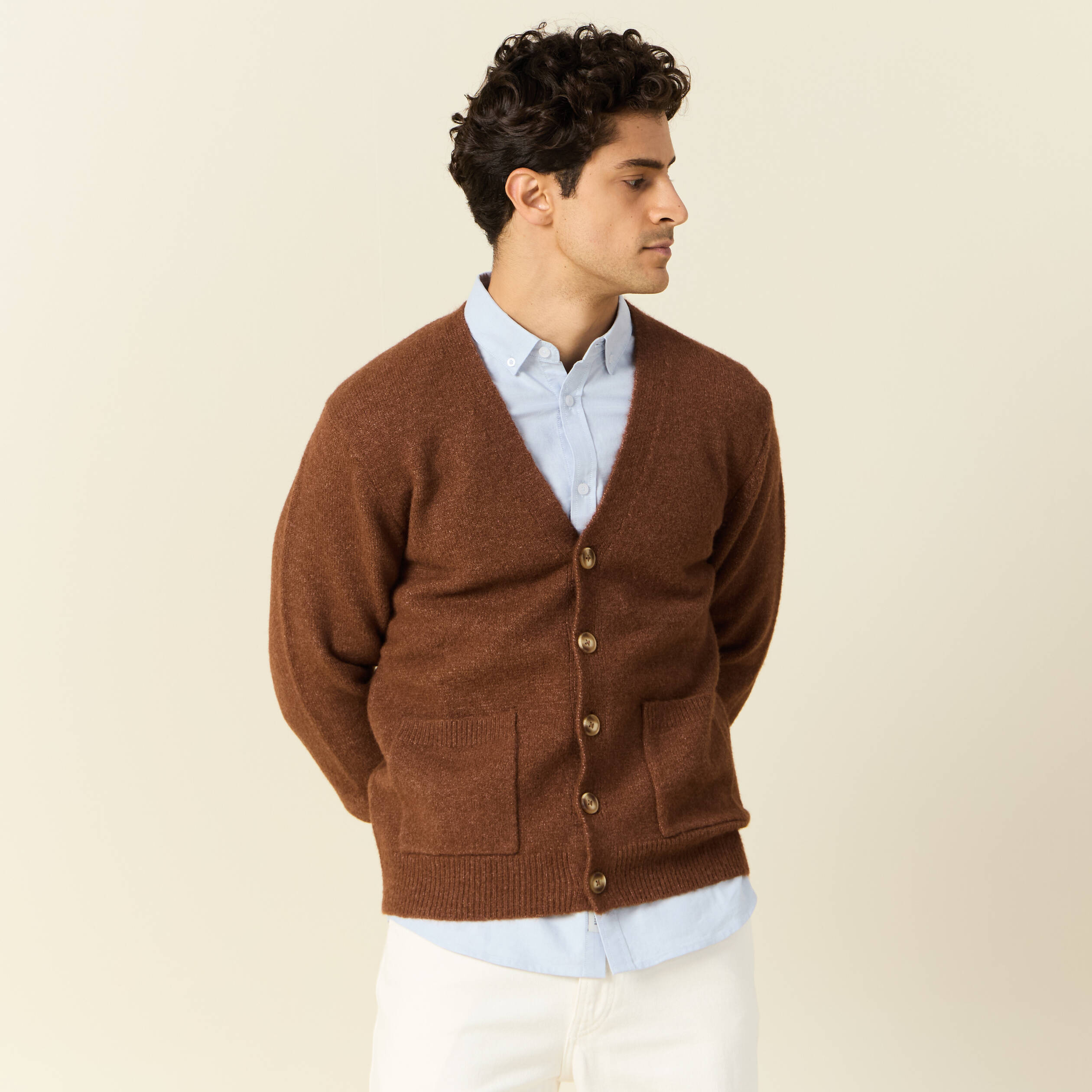 Gilet marron homme deals